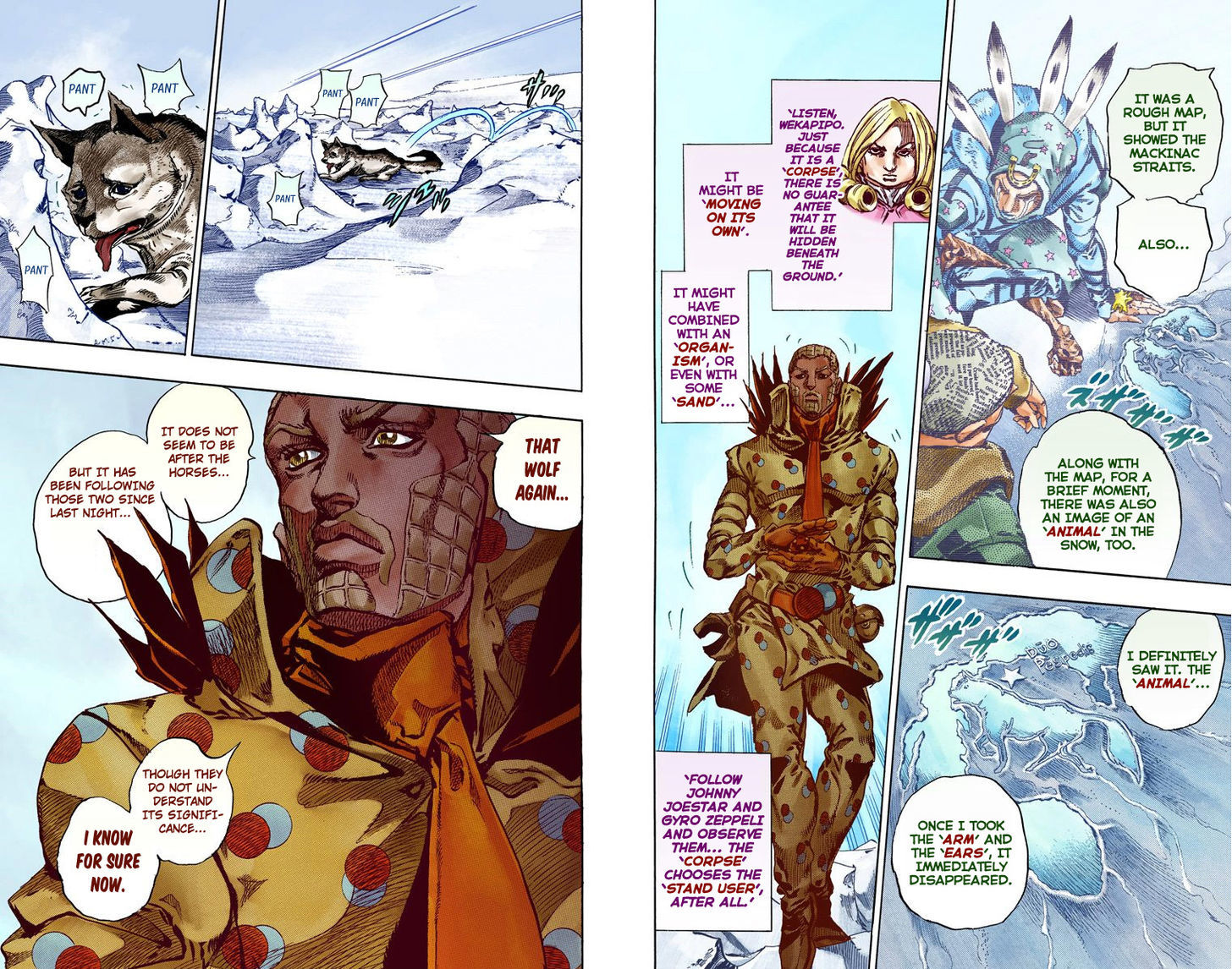 Steel Ball Run - Vol.14 Chapter 52 : Wrecking Ball Part 2