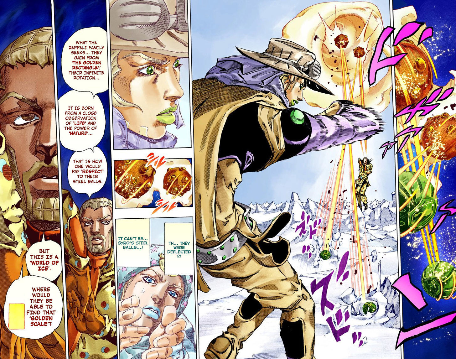 Steel Ball Run - Vol.14 Chapter 52 : Wrecking Ball Part 2