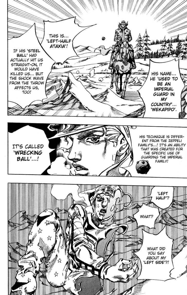 Steel Ball Run - Vol.14 Chapter 52 : Wrecking Ball Part 2