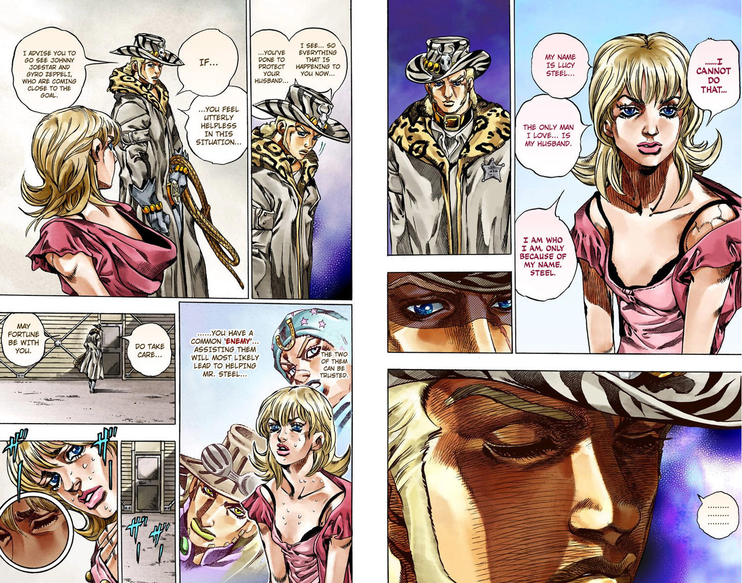 Steel Ball Run - Vol.9 Chapter 37 : The Green Tombstone Part 2