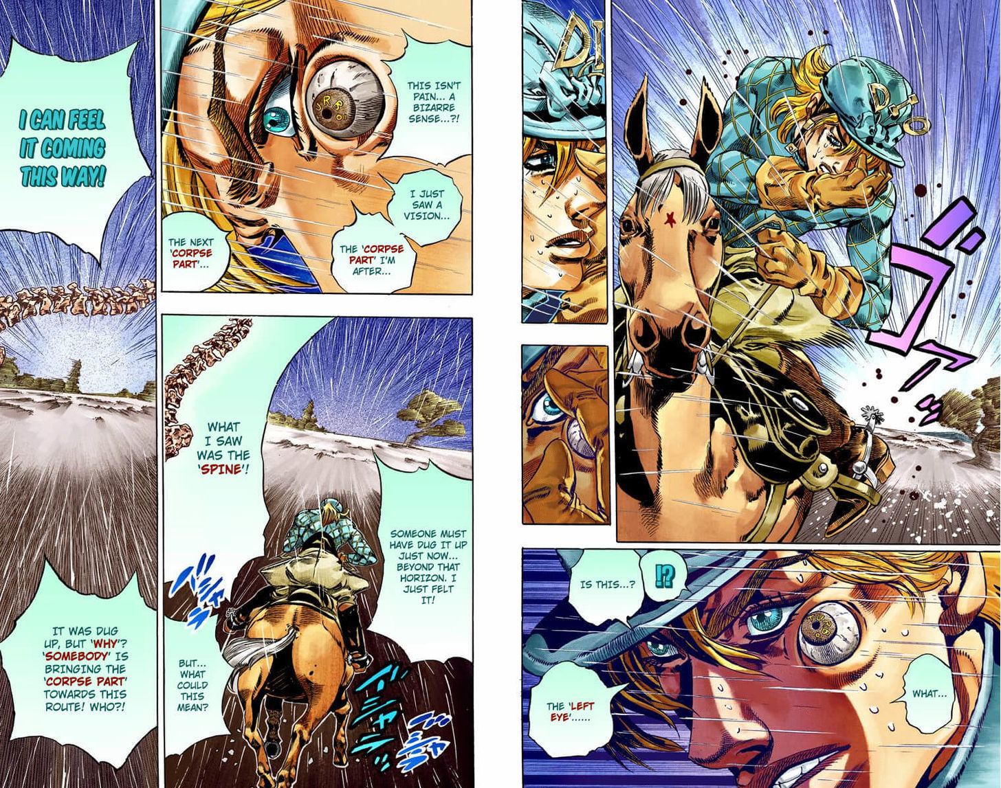 Steel Ball Run - Vol.9 Chapter 37 : The Green Tombstone Part 2