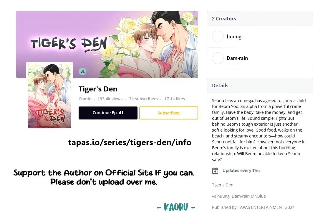 A Tiger's Den - Chapter 45