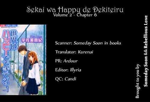 Sekai Wa Happy De Dekiteiru - Vol.2 Chapter 6 : Love And Sin