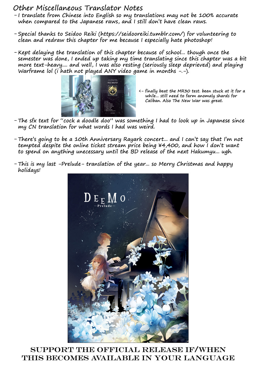 Deemo -Prelude- - Vol.2 Chapter 6: Dream (Part 1)