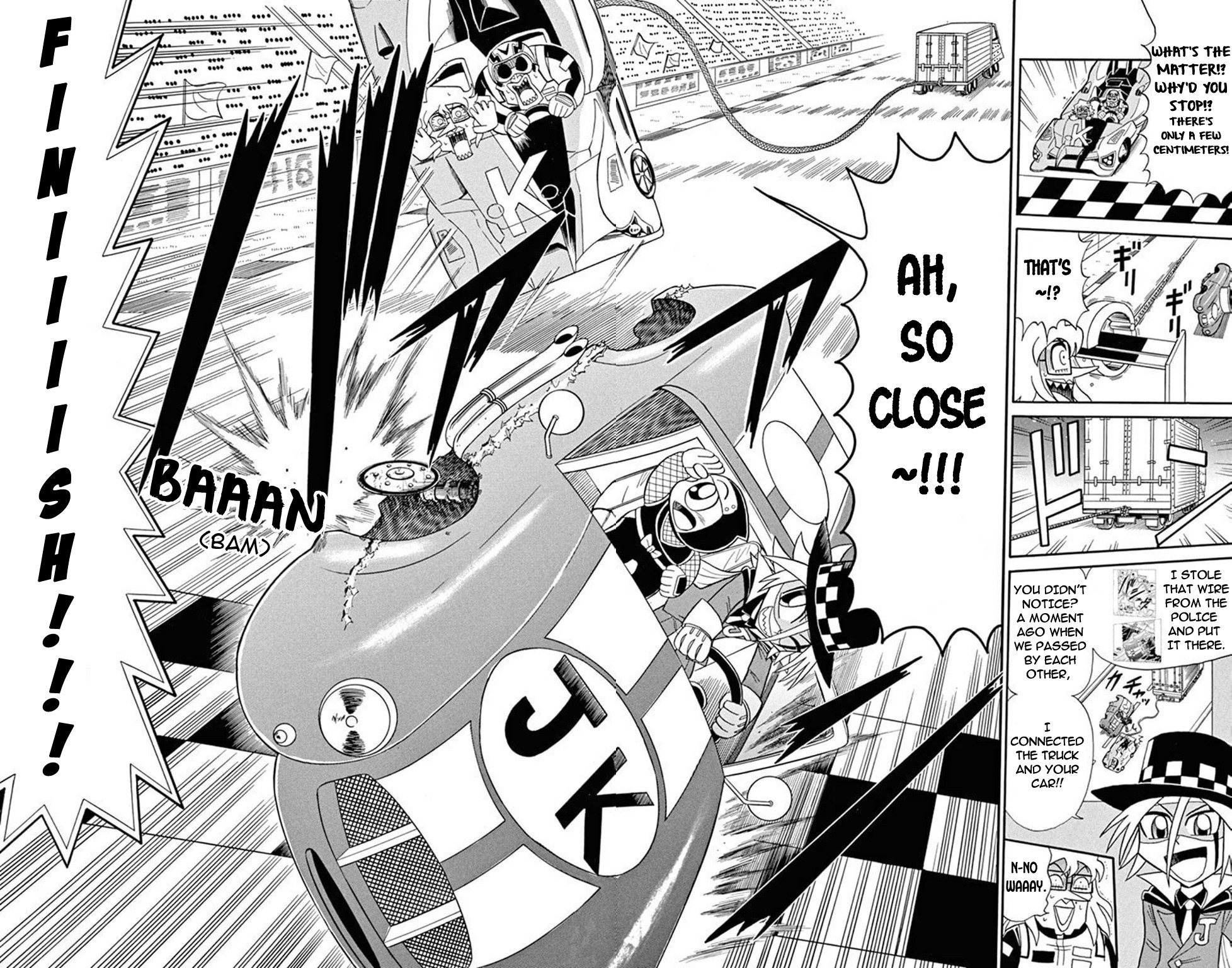 Kaitou Joker - Chapter 69: Super Fast!! Fire Ball Grand Prix