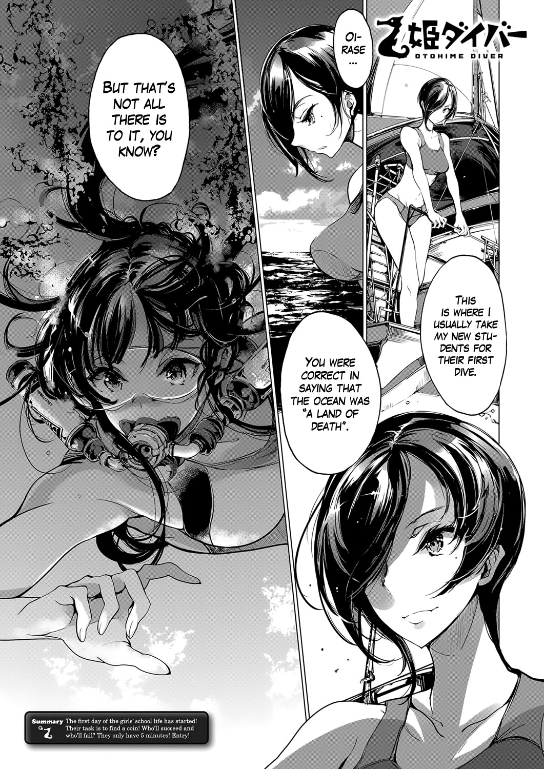 Otohime Diver - Chapter 6.1: Dive To Blue