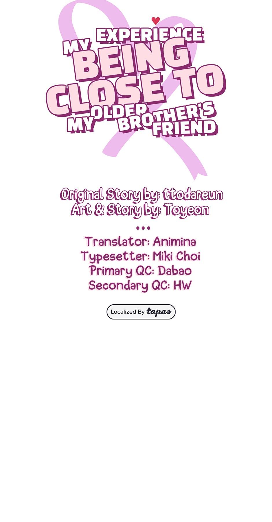 Oppa’s Friend Close Experience - Chapter 22