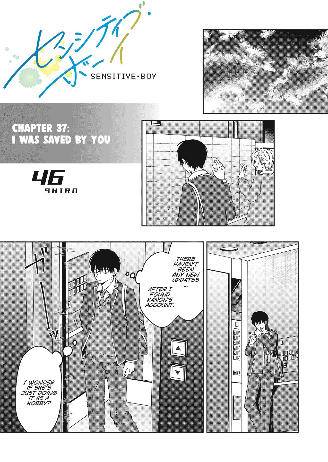 Sensitive Boy - Chapter 37: I Was Saved By You