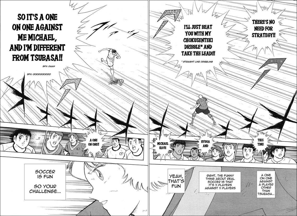 Captain Tsubasa - Rising Sun - Chapter 144: The Last One On One Of The First Half!!