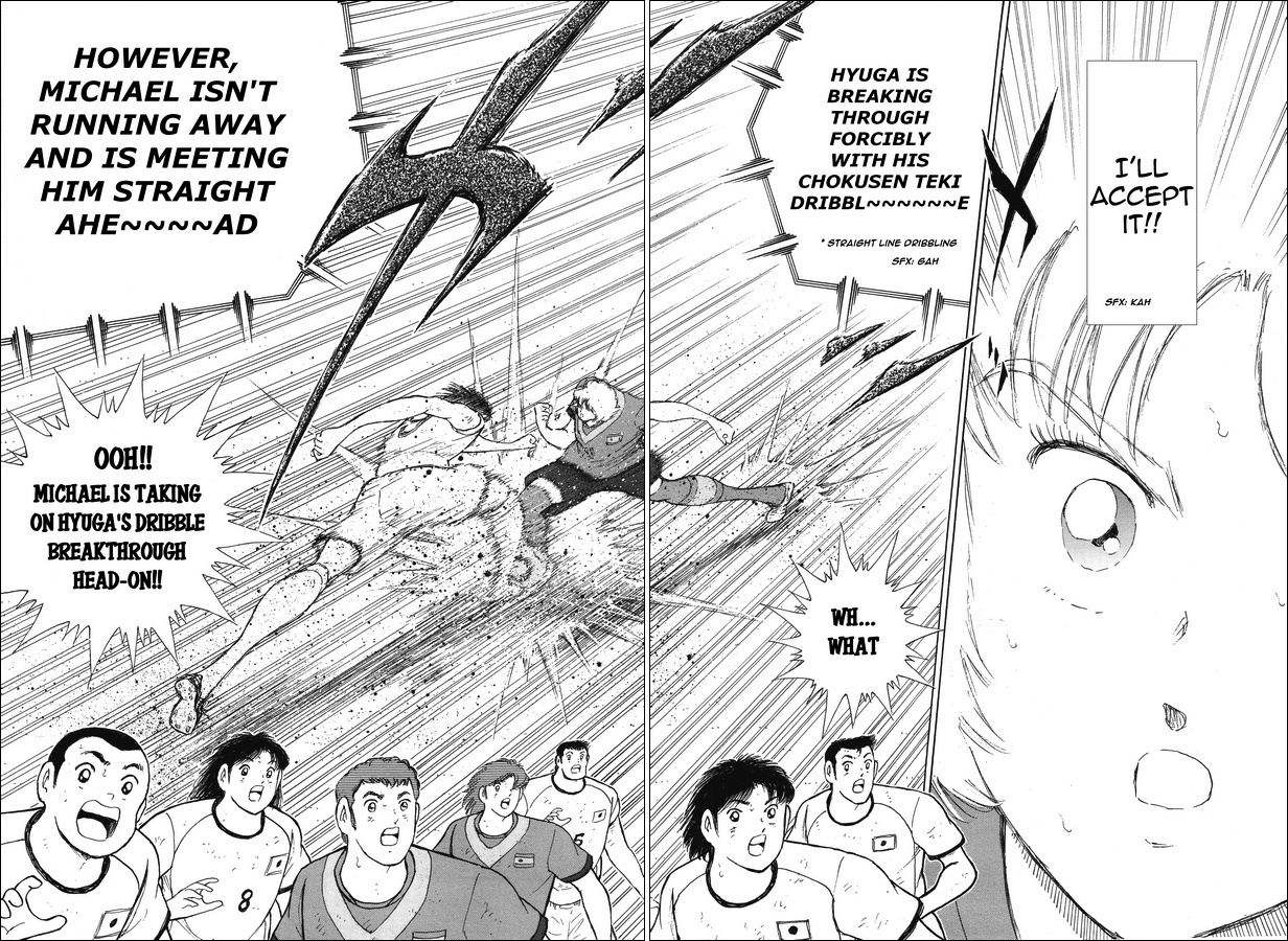 Captain Tsubasa - Rising Sun - Chapter 144: The Last One On One Of The First Half!!