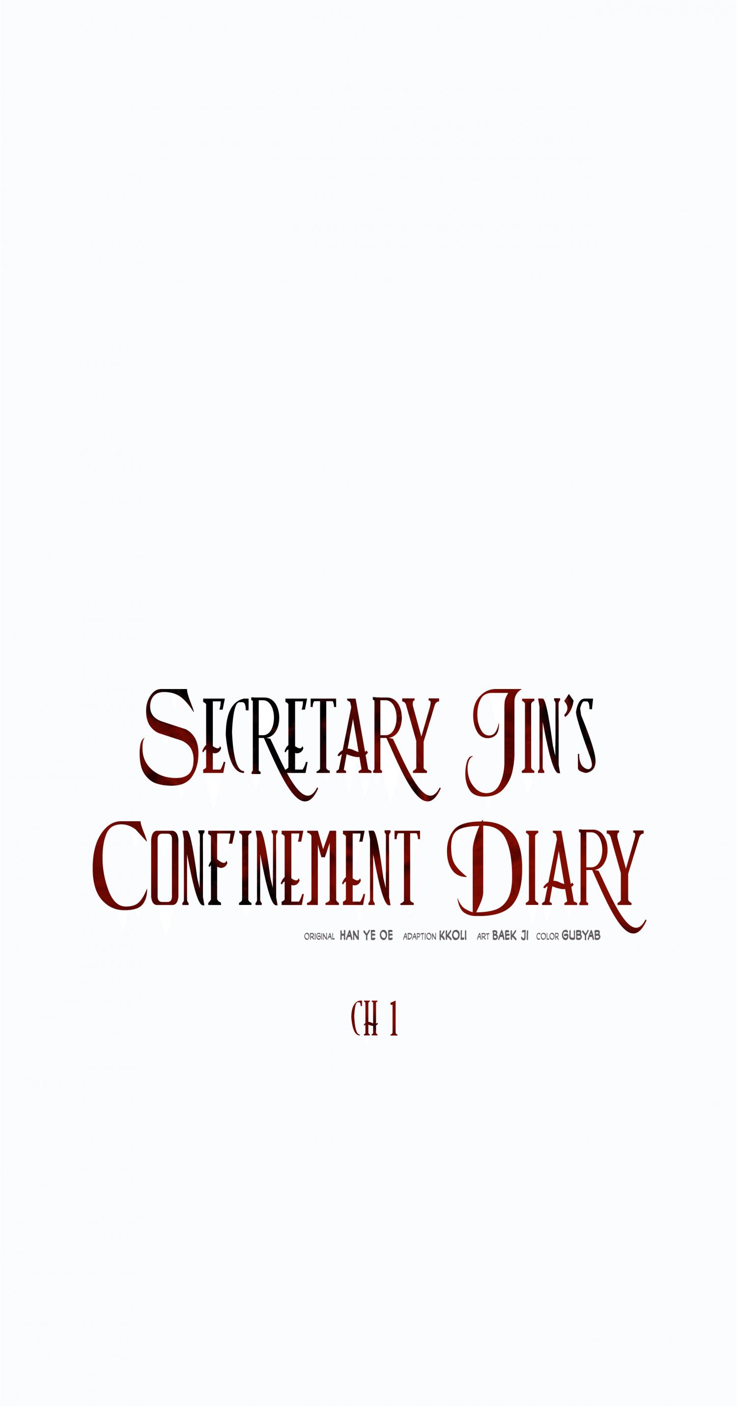 Secretary Jin's Confinement Diary - Chapter 1