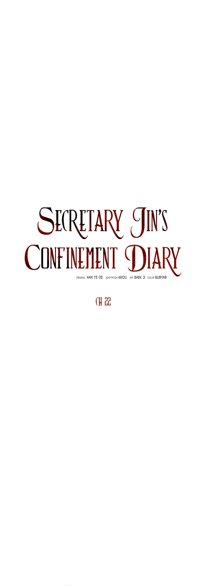 Secretary Jin's Confinement Diary - Chapter 22