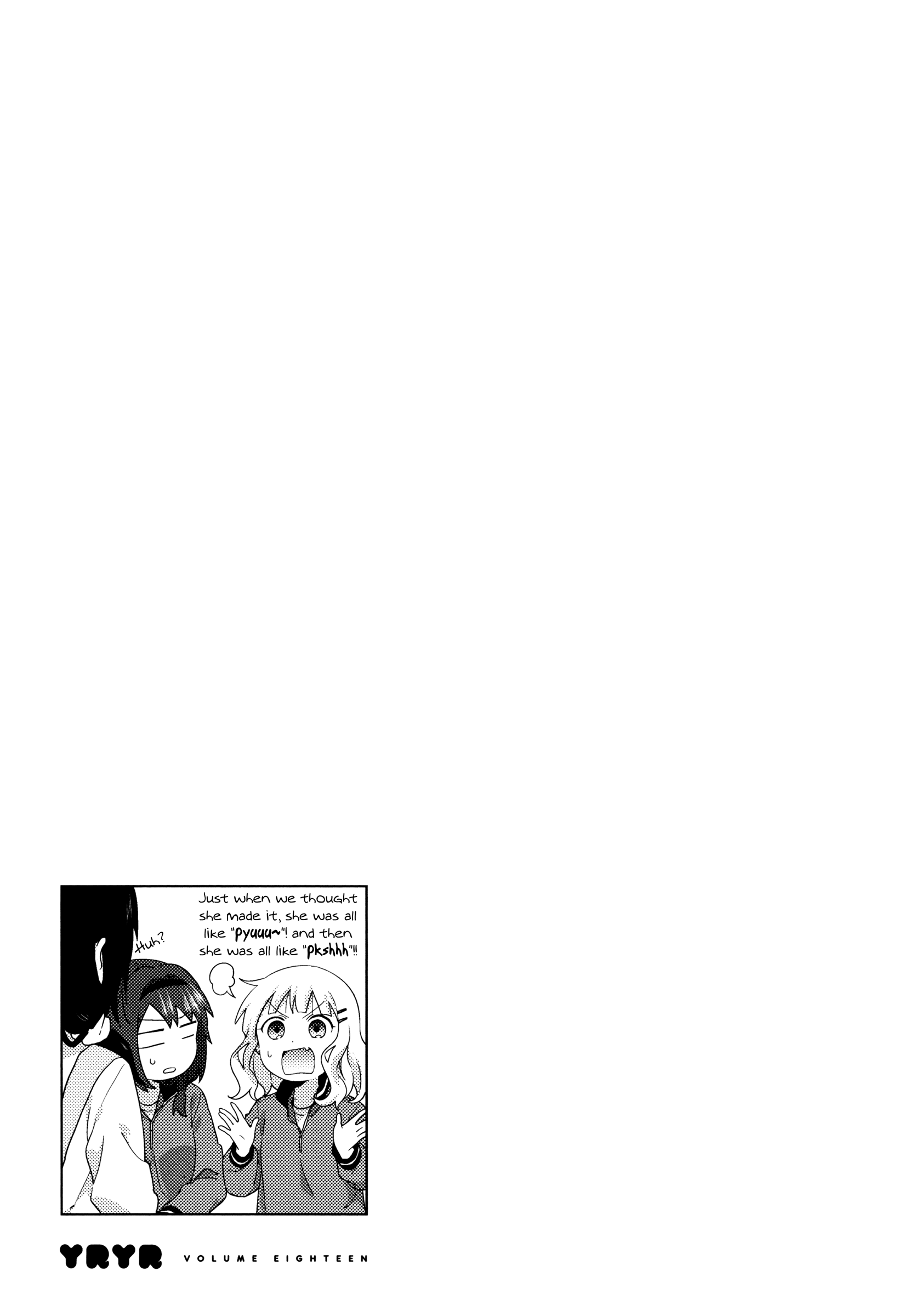 Yuru Yuri - Vol.18 Chapter 145: It's Too Late, I'm Leaving You Behind!!