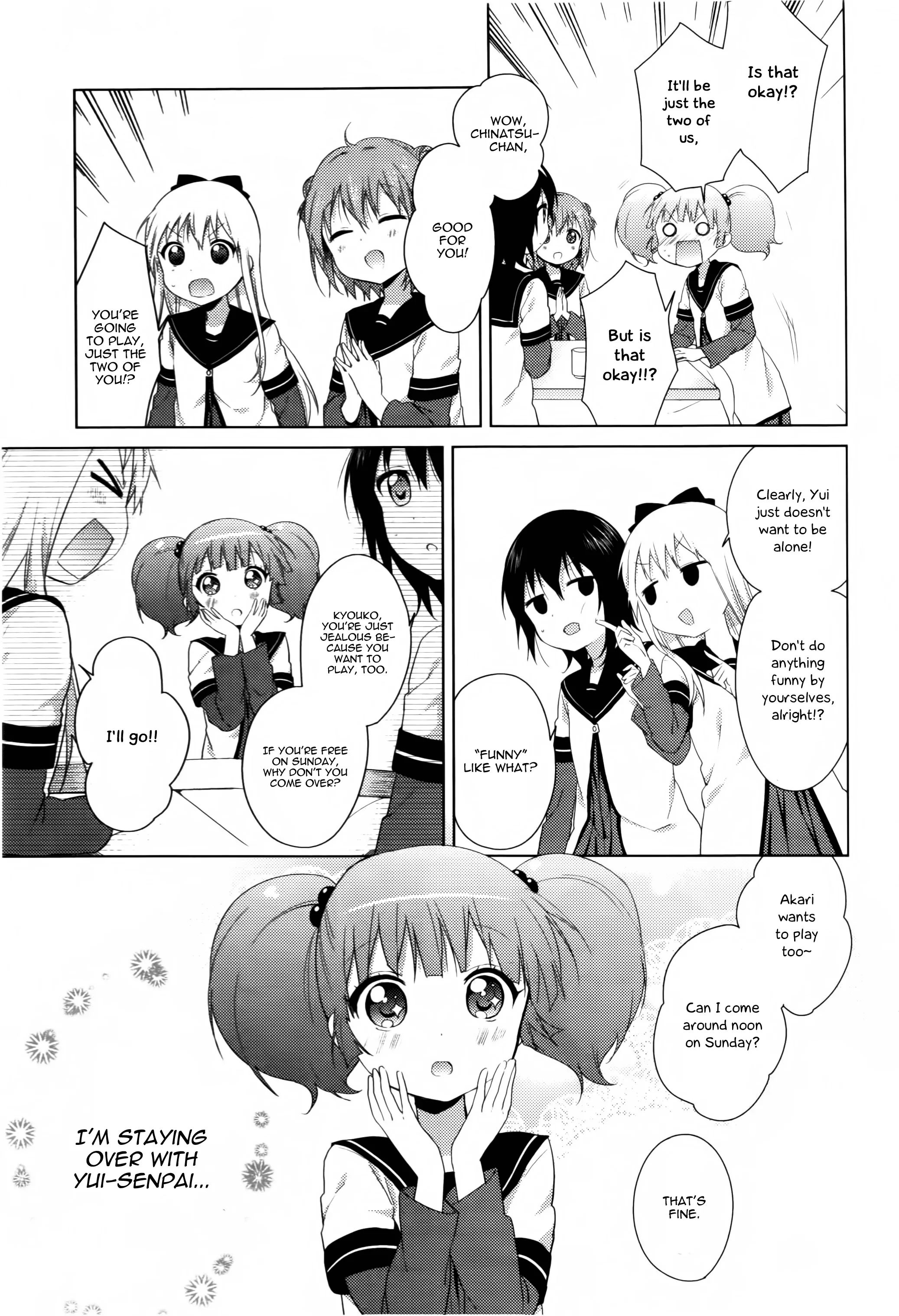 Yuru Yuri - Vol.11 Chapter 78: Staying Over, Just The Two Of Us