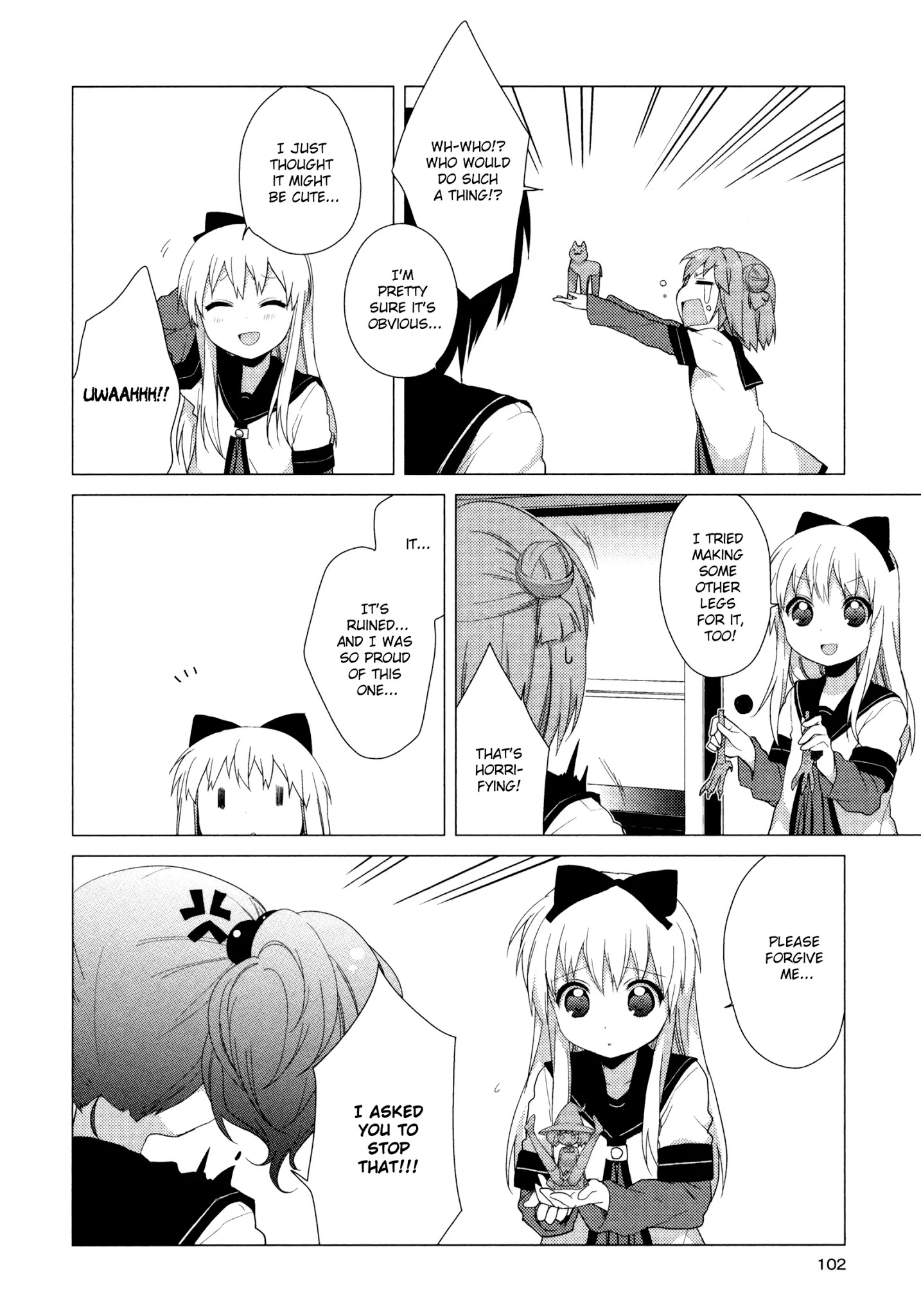 Yuru Yuri - Chapter 39: Knead The Kitty, Knead The Kitty