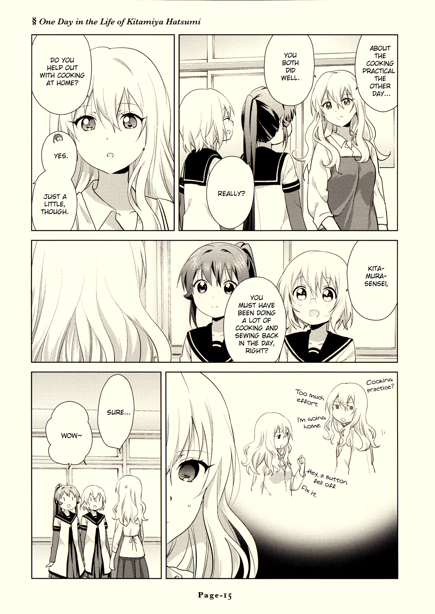 Yuru Yuri - Vol.14 Chapter 108.5: Mini Fanbook 2 - Teachers