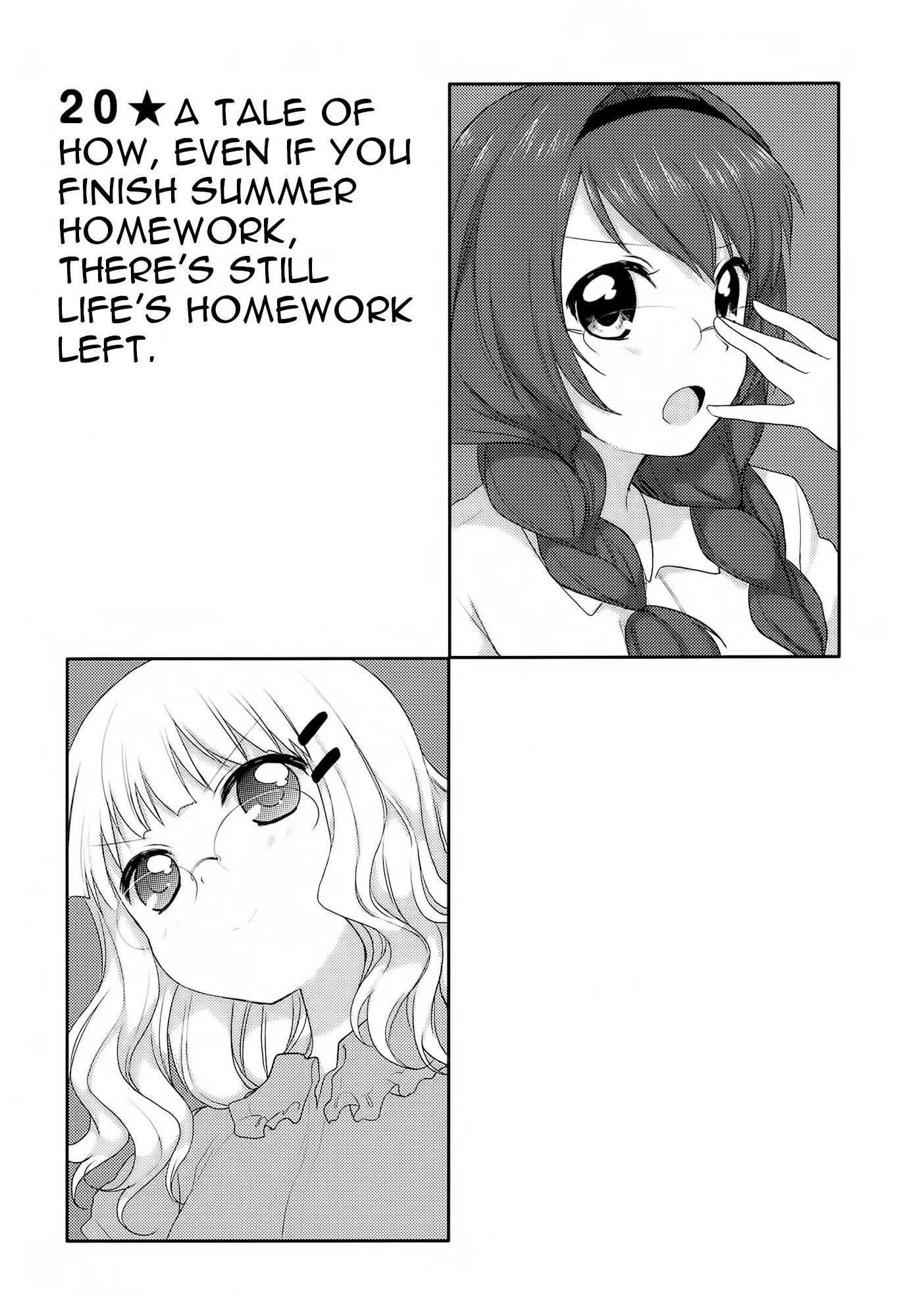 Yuru Yuri - Vol.2 Chapter 20: A Tale Of How Even If You Finish Summer's Homework, There's Still Life's Homework Left