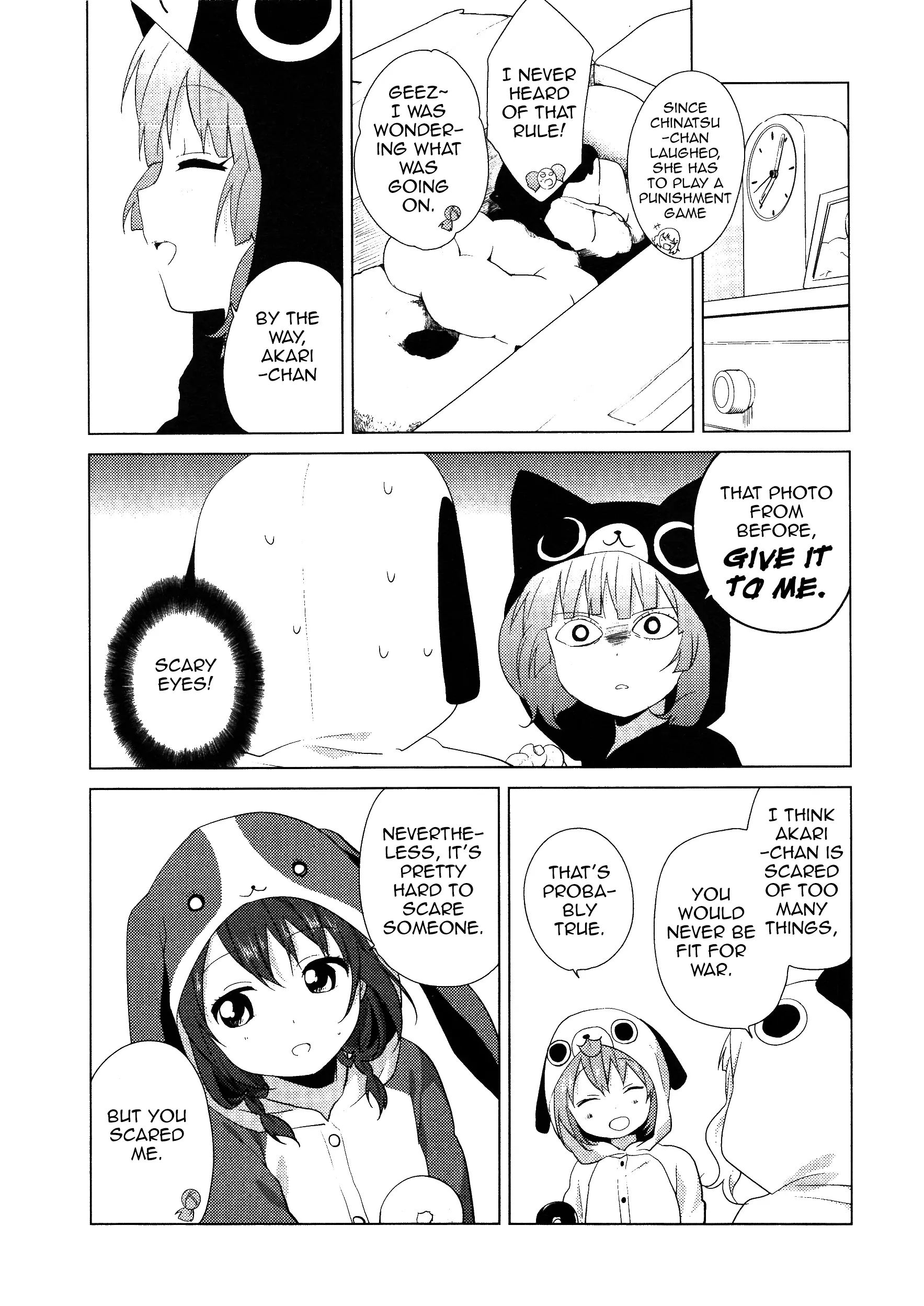 Yuru Yuri - Vol.8 Chapter 58: Pajama Party 13 Year Old Edition