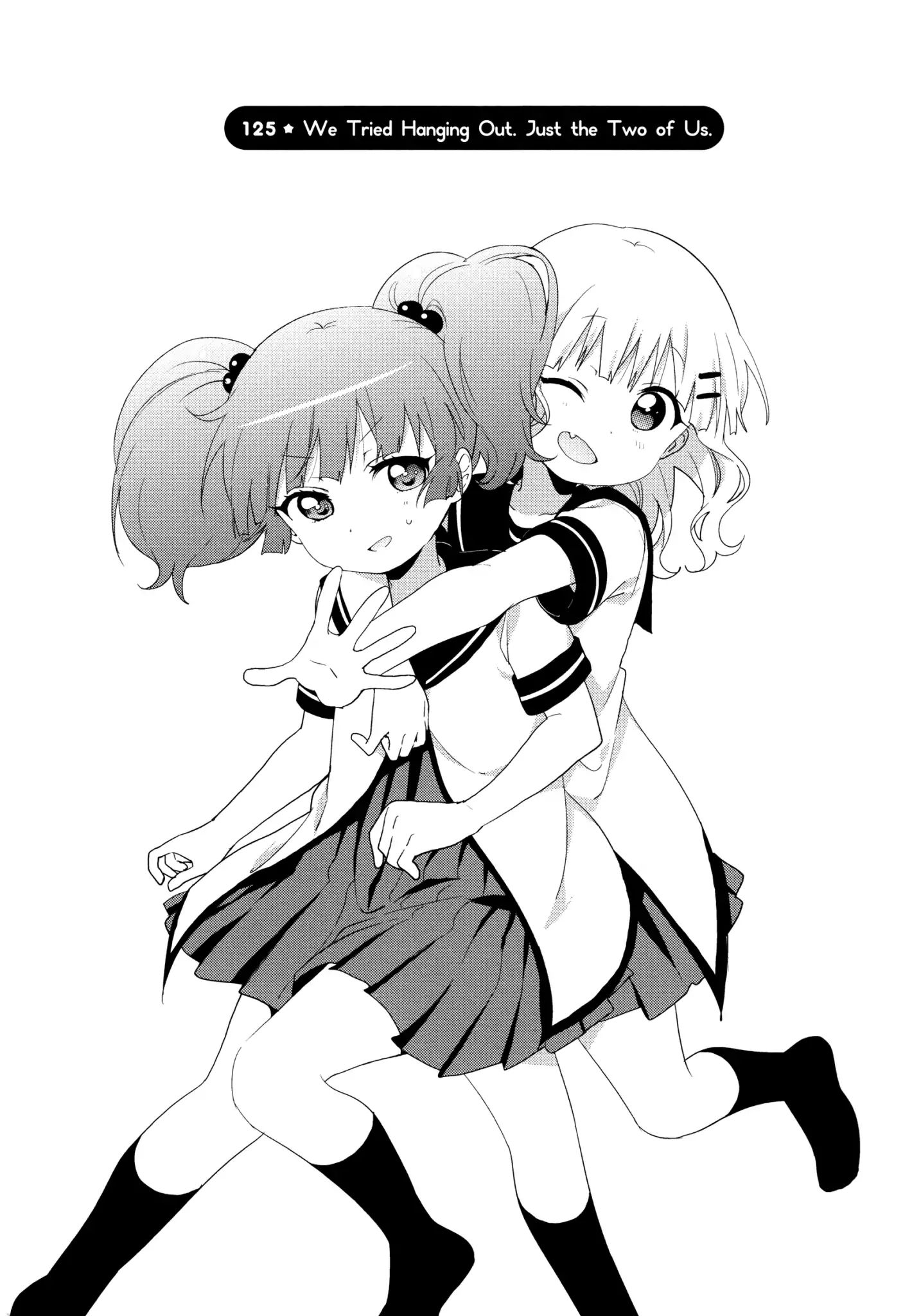 Yuru Yuri - Vol.16 Chapter 125: We Tried Hanging Out. Just The Two Of Us.