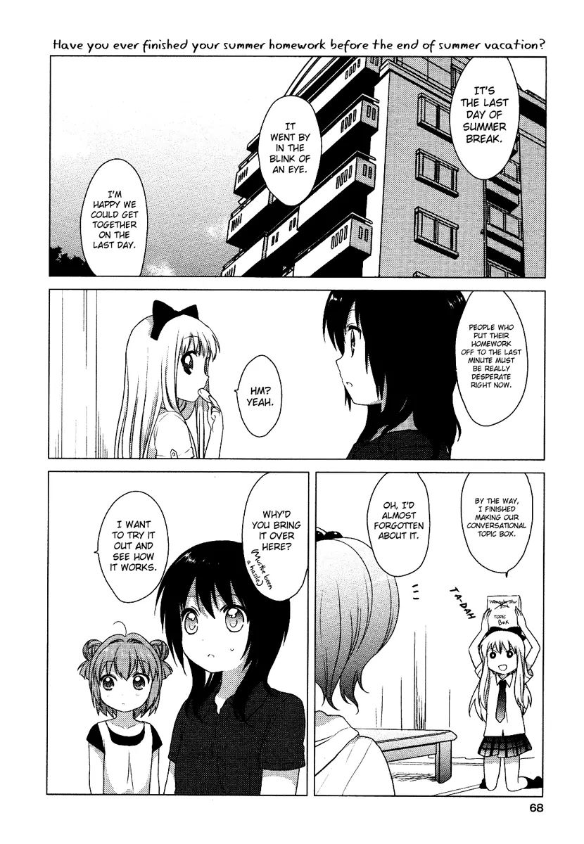 Yuru Yuri - Vol.2 Chapter 22: A Story About How The Homework Of Life Continues Even After Summer Homework Is Over