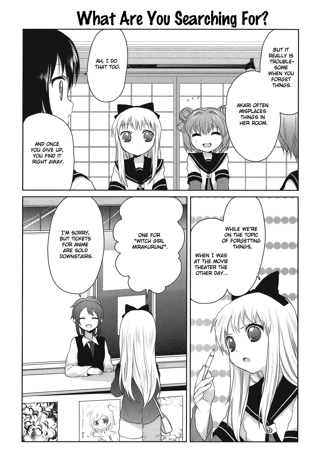 Yuru Yuri - Vol.1 Chapter 9: Homework When You Least Expect It