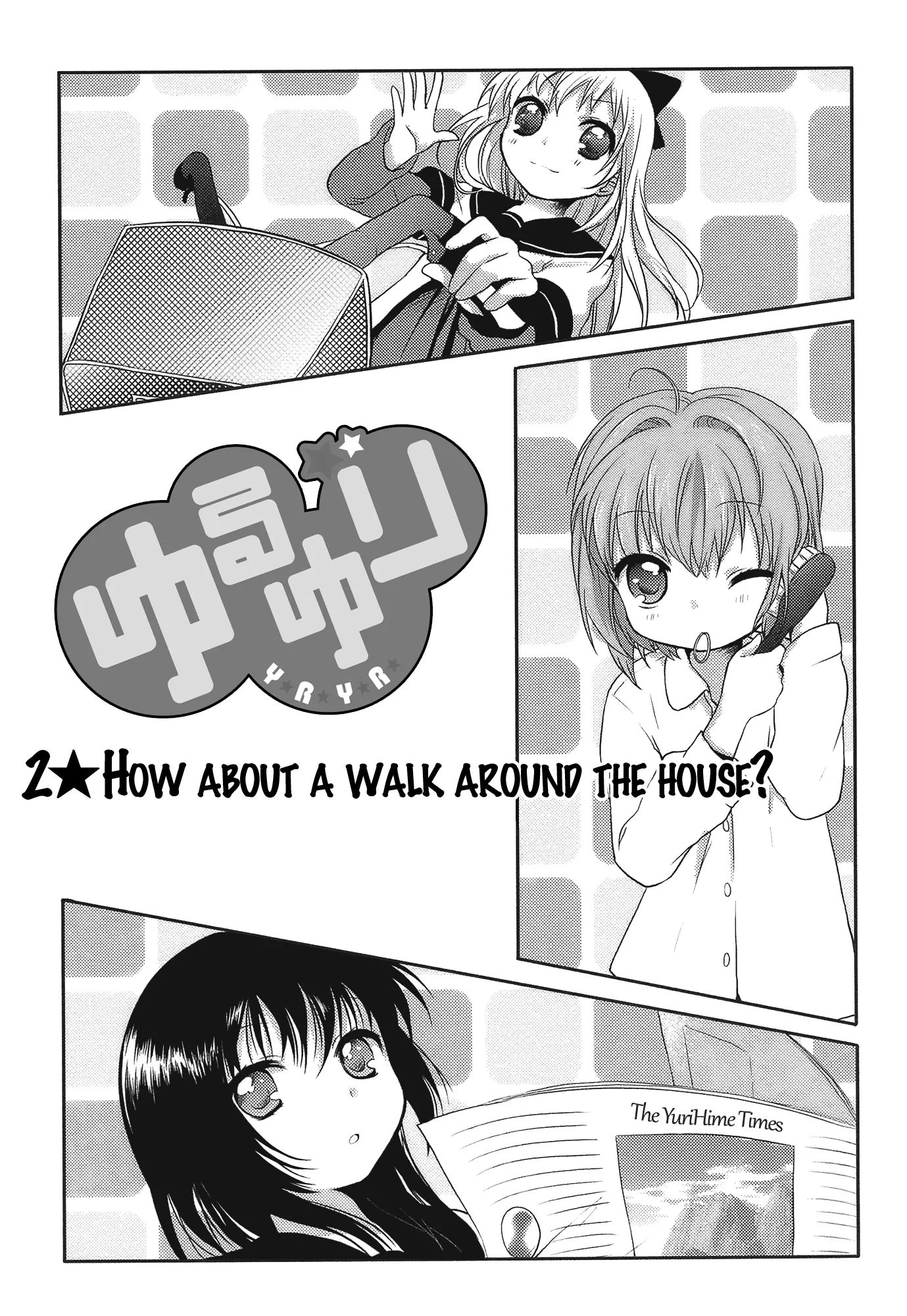 Yuru Yuri - Vol.1 Chapter 2: How About A Walk Around The House?