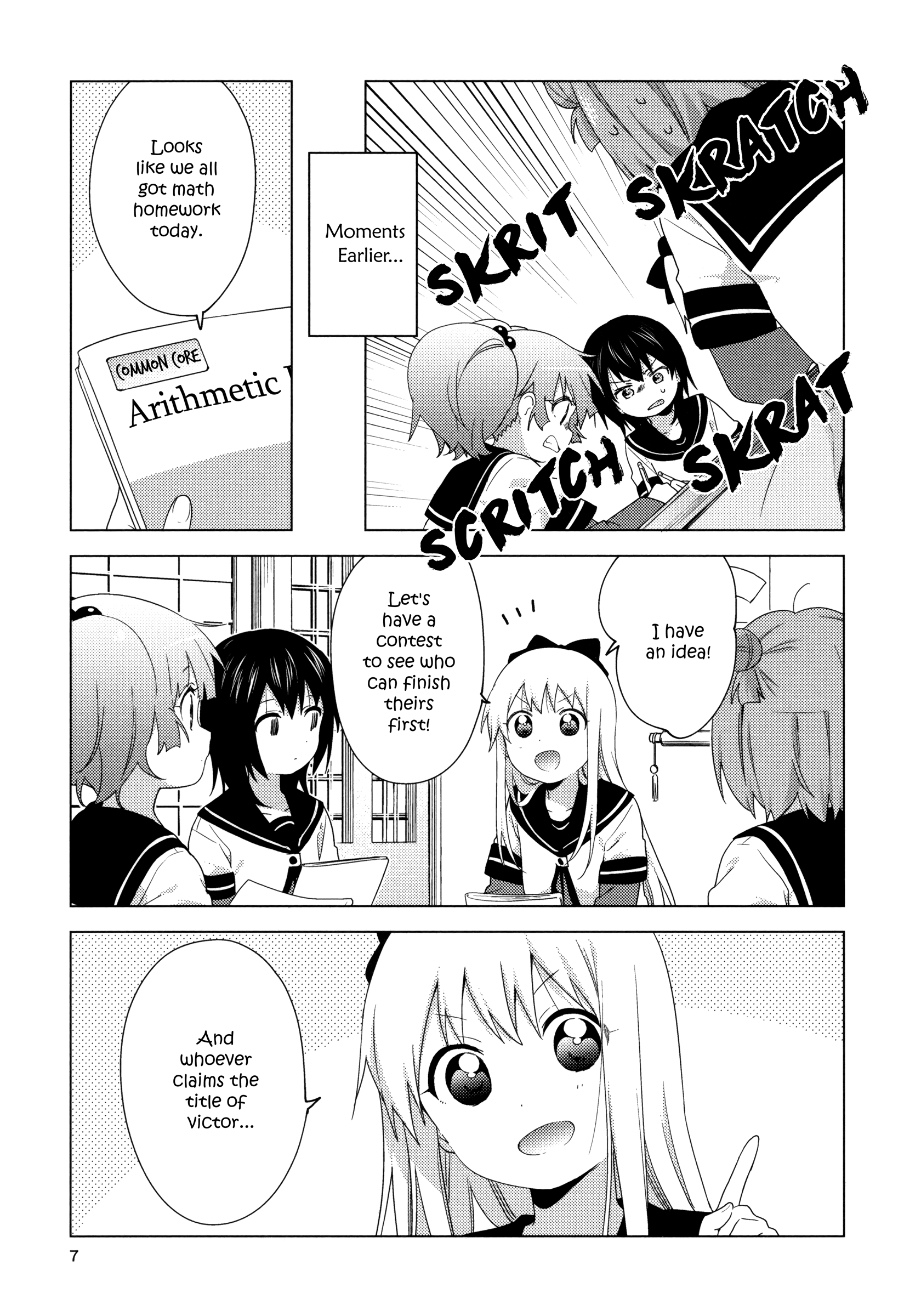 Yuru Yuri - Vol.19 Chapter 149: Operation Homework Repulsion Is A Go!