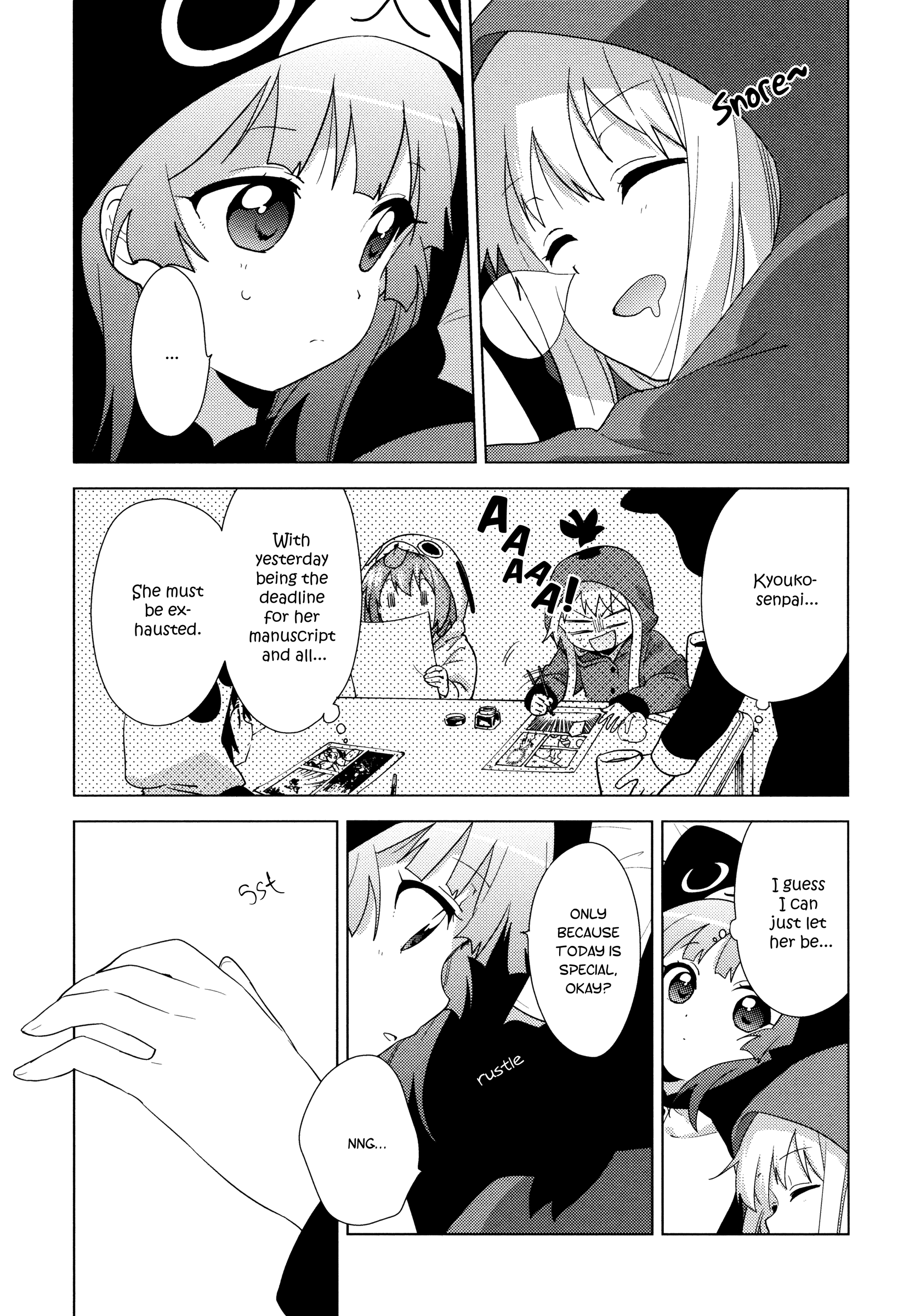 Yuru Yuri - Vol.18 Chapter 140: Something Is Stirring Beneath The Sheets ♪