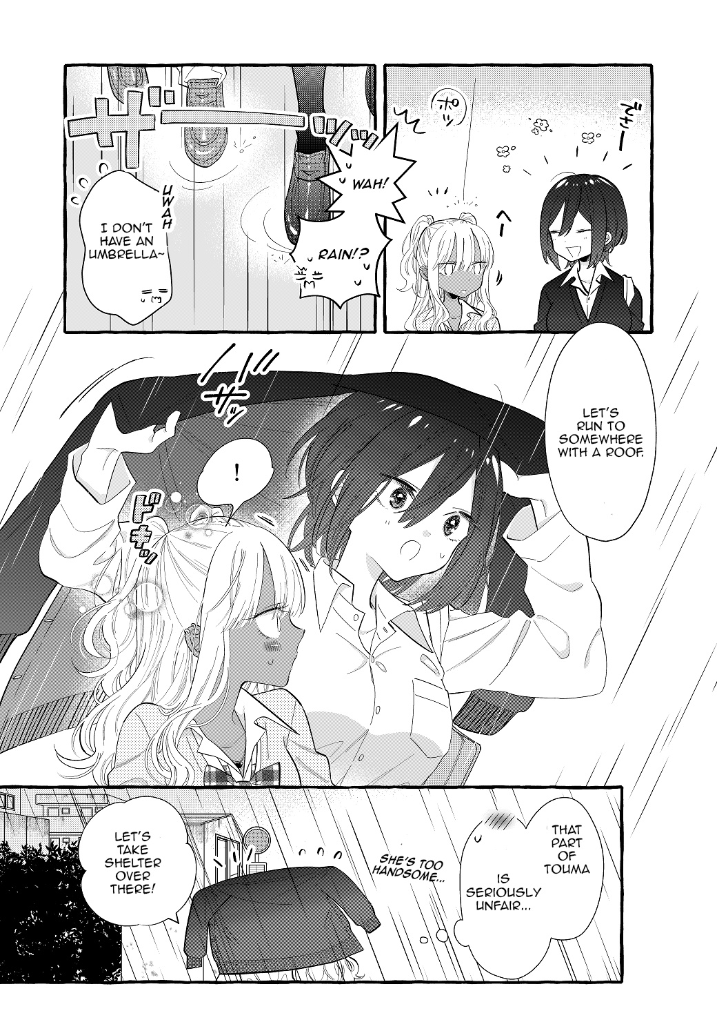 Boyish Girl X Gyaru - Chapter 10: Gyaru And Boyish Girl And Taking Shelter From The Rain