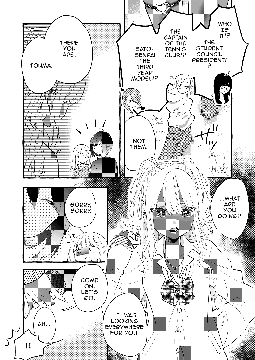 Boyish Girl X Gyaru - Chapter 1: The Lover Of The Senpai I Admired Was A ______