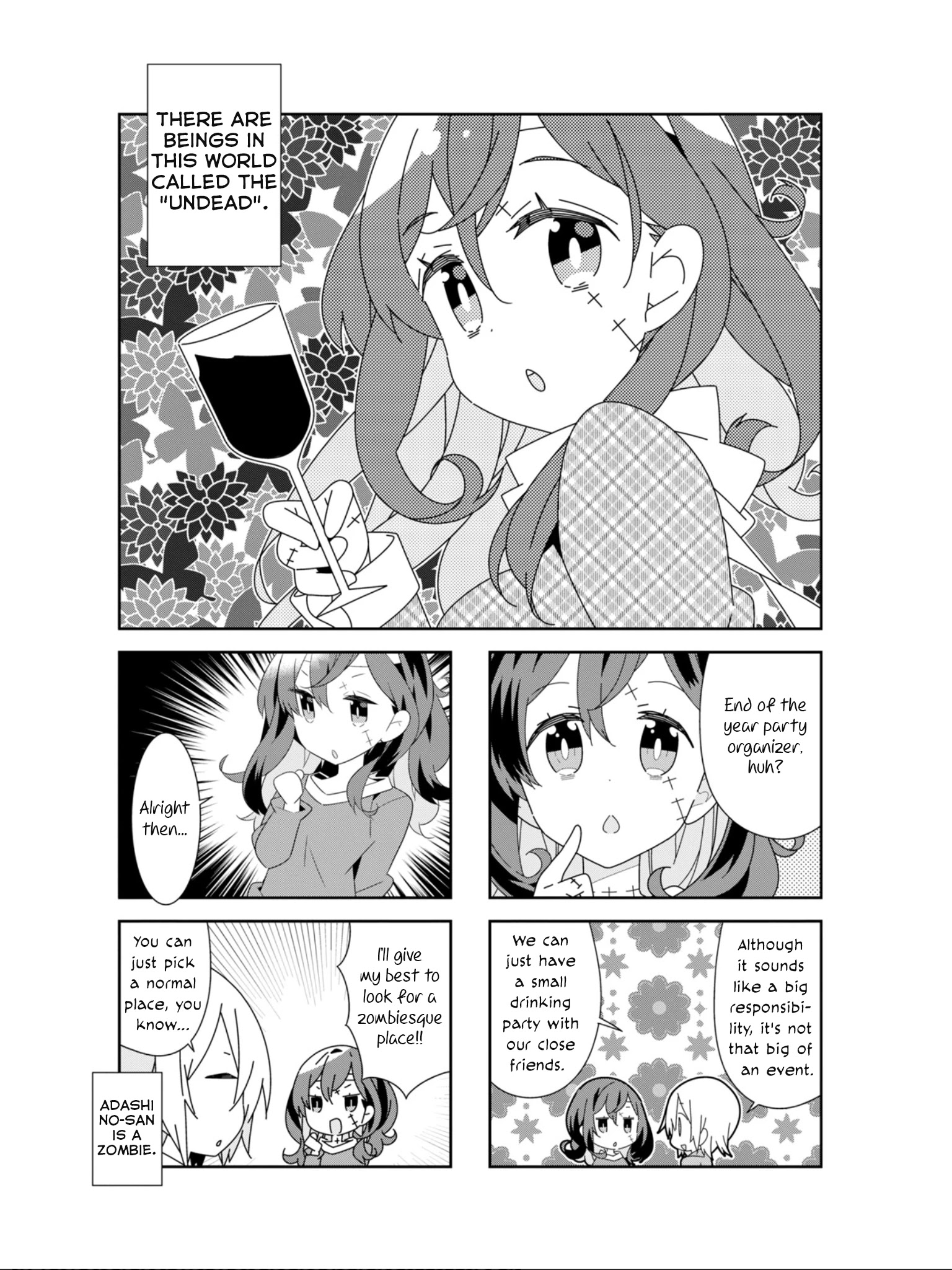 Adashino-San Wa Sude Ni Shinderu - Chapter 18: End Of The Year Party Organizer, Huh?