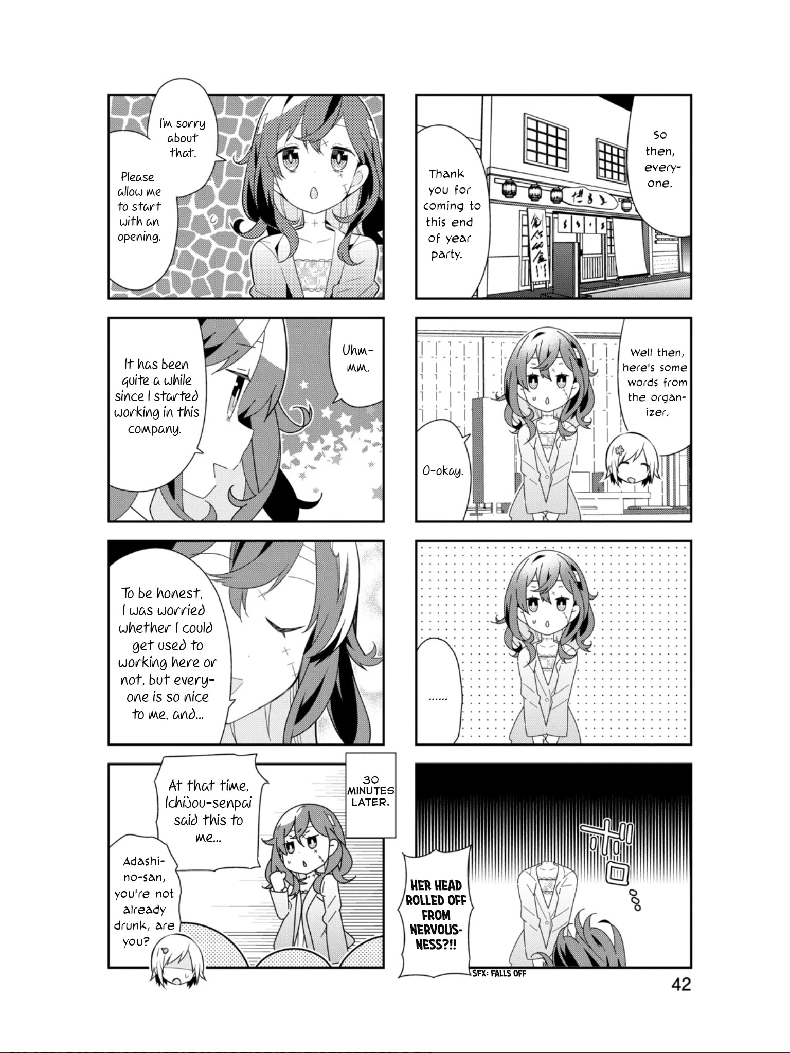 Adashino-San Wa Sude Ni Shinderu - Chapter 18: End Of The Year Party Organizer, Huh?