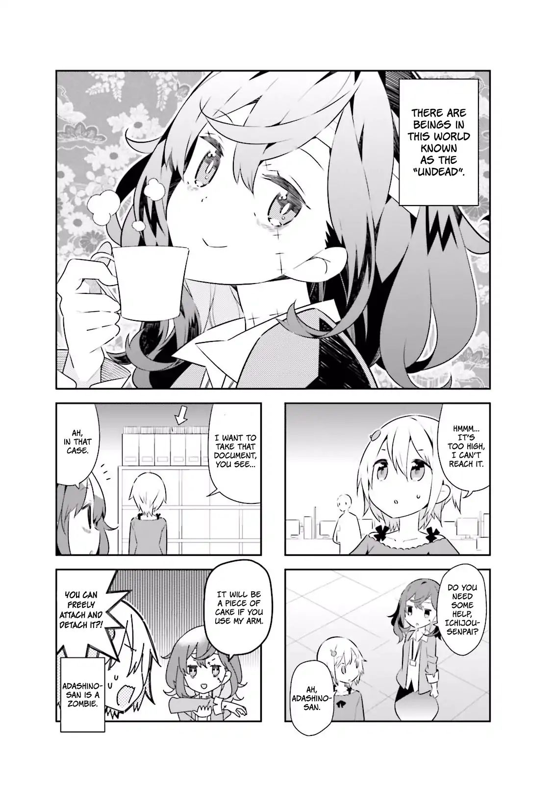 Adashino-San Wa Sude Ni Shinderu - Vol.1 Chapter 8: Fresh Blood Makes Me Sick Nowadays