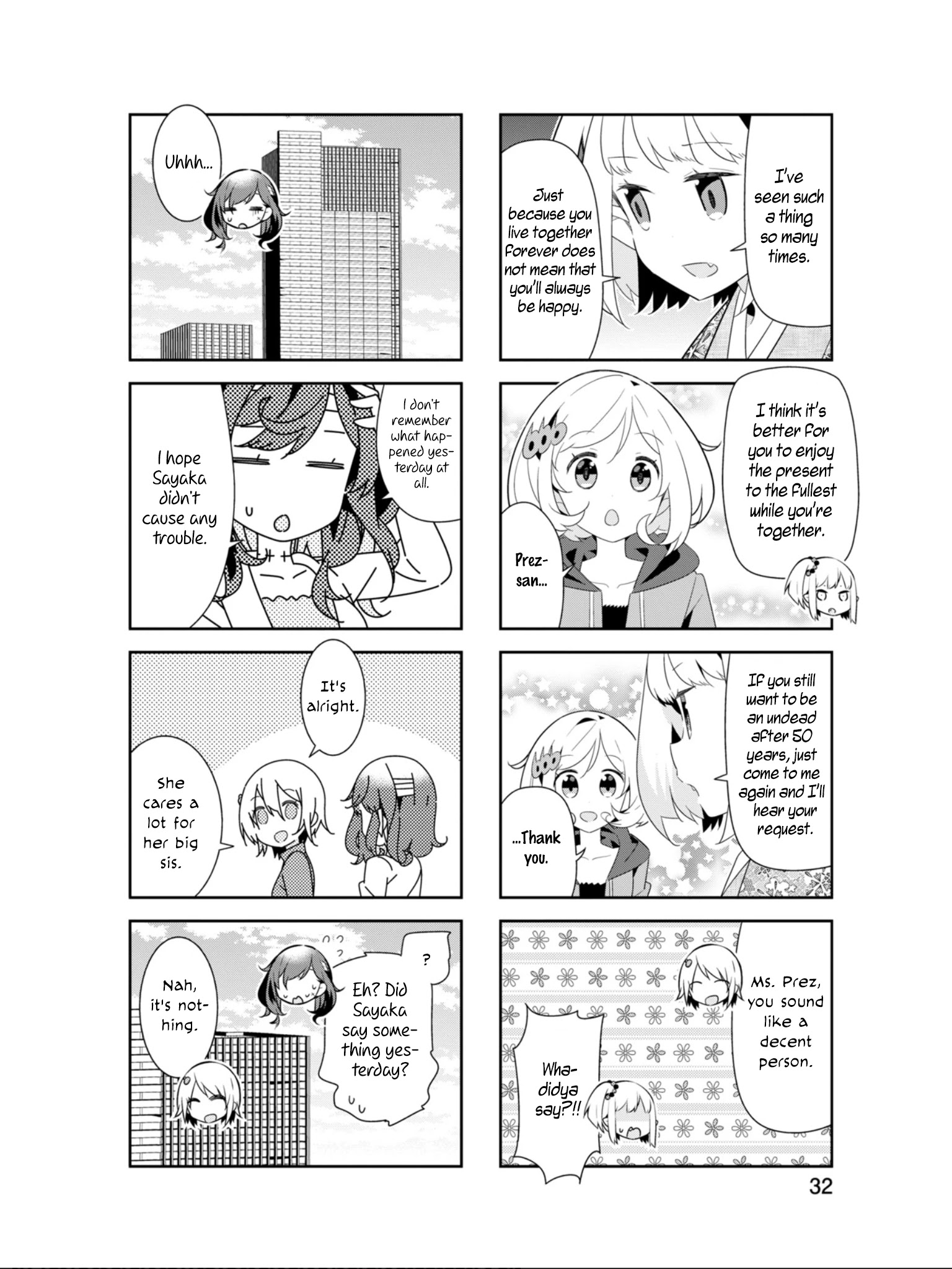 Adashino-San Wa Sude Ni Shinderu - Chapter 16: Thank You Very Much For Taking Care Of My Sister