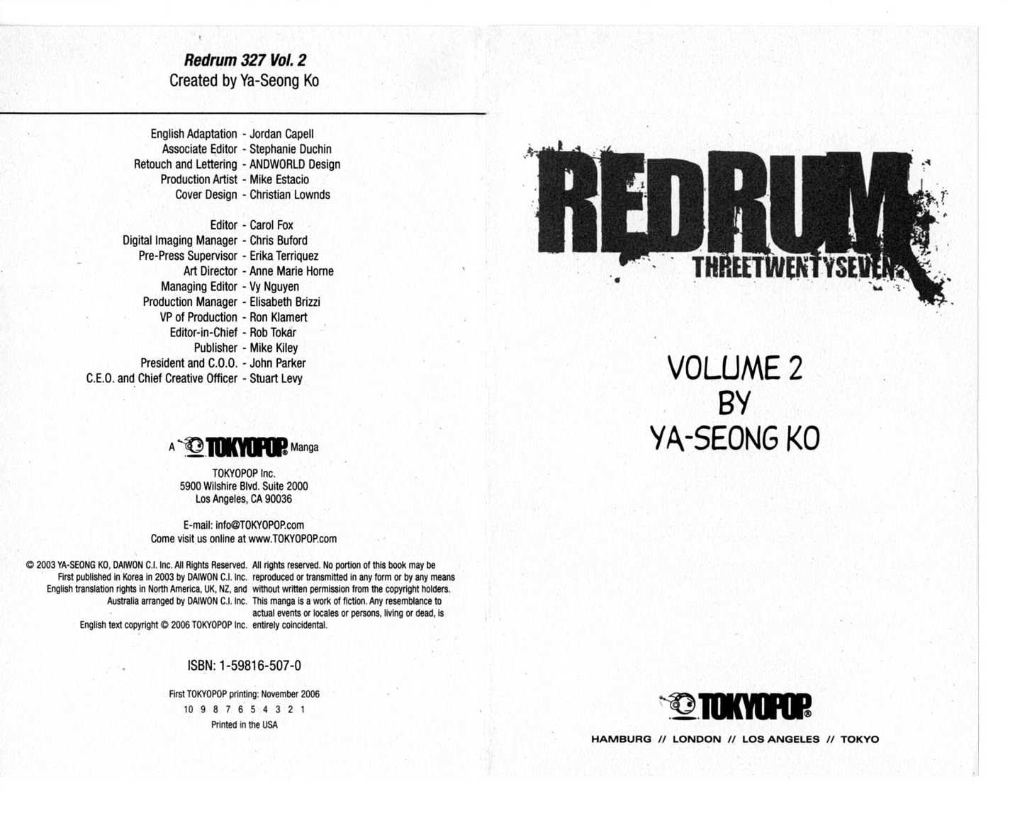 Redrum 327 - Vol.02 Chapter 1