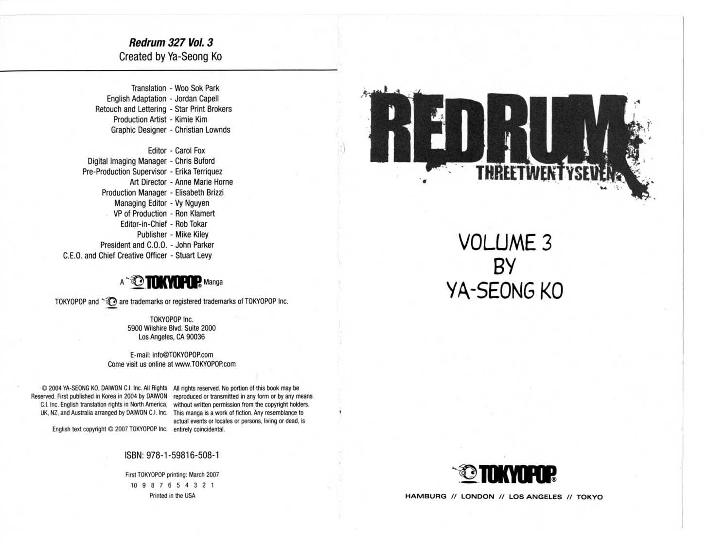 Redrum 327 - Vol.03 Chapter 1