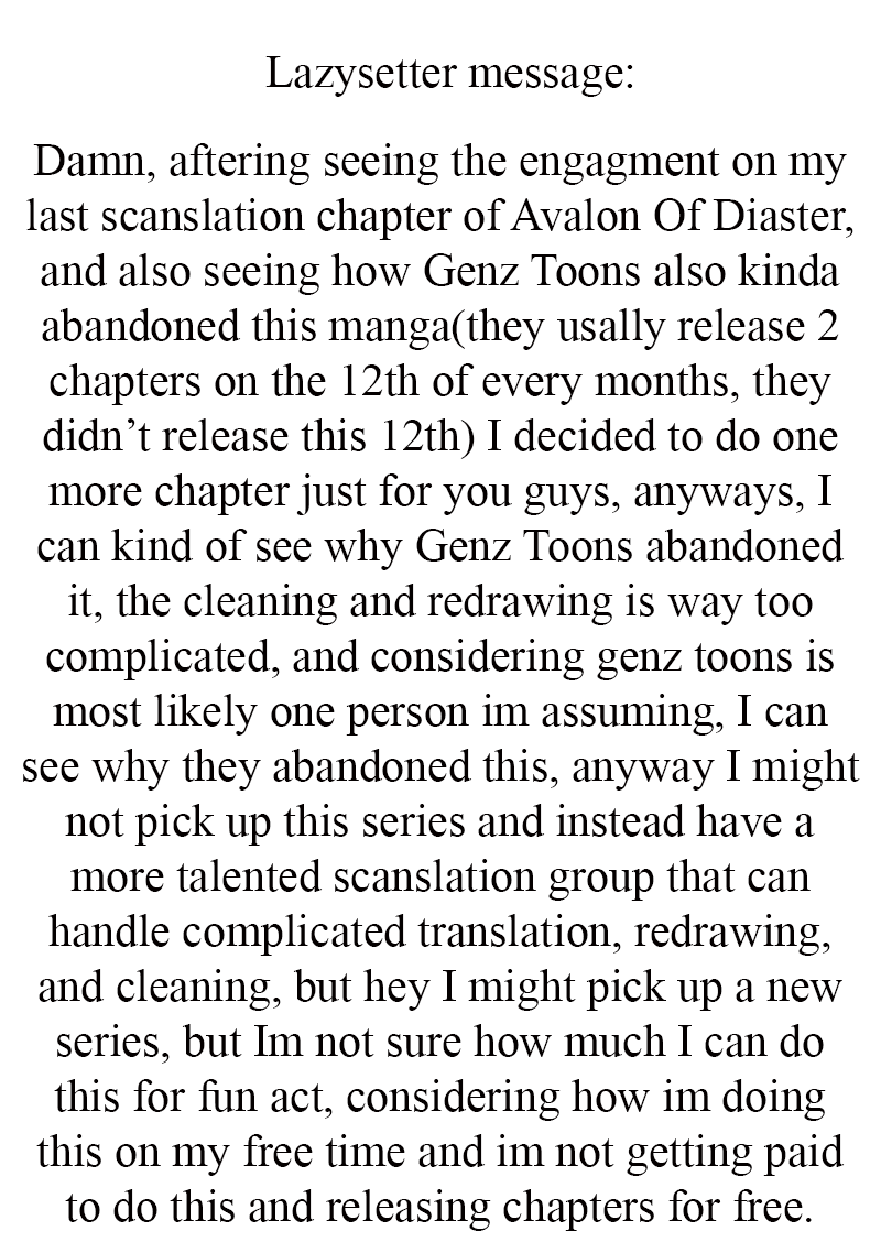 Avalon Of Disaster - Chapter 39: Prologue To The Class Competition 1