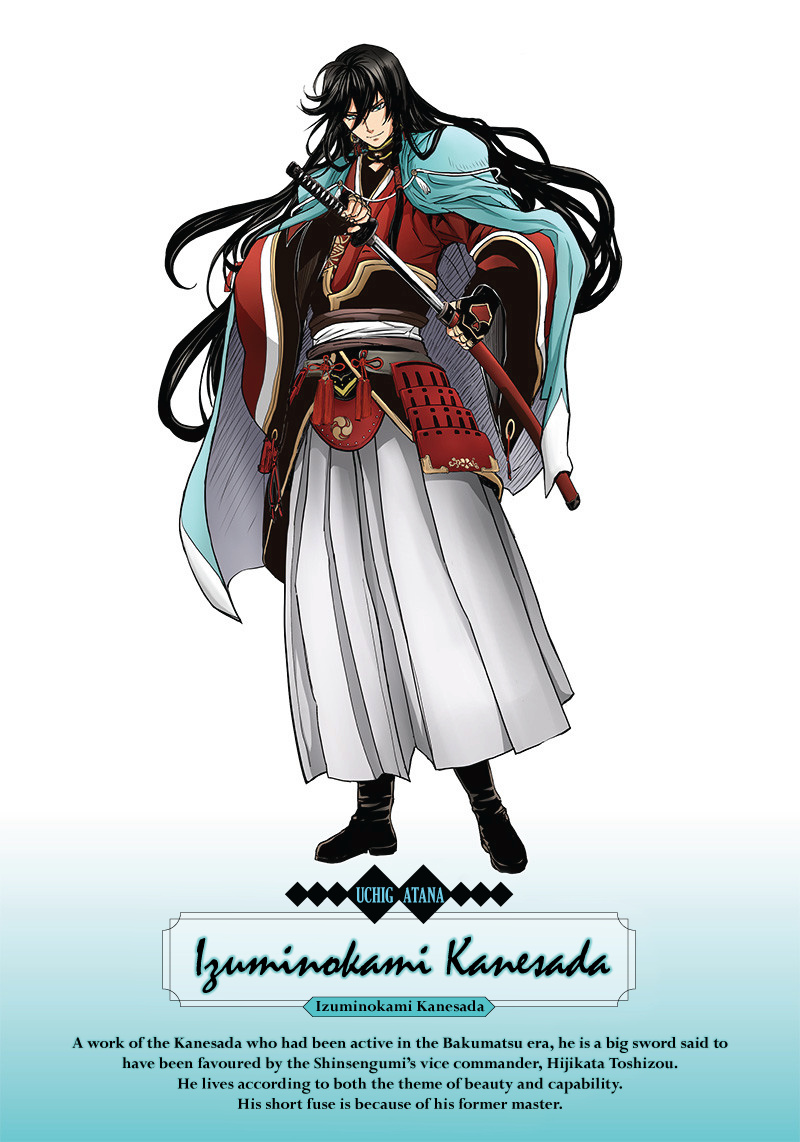 Manga Musical "Touken Ranbu" Bakumatsu Tenrouden - Vol.1 Chapter 0: Character Introductions