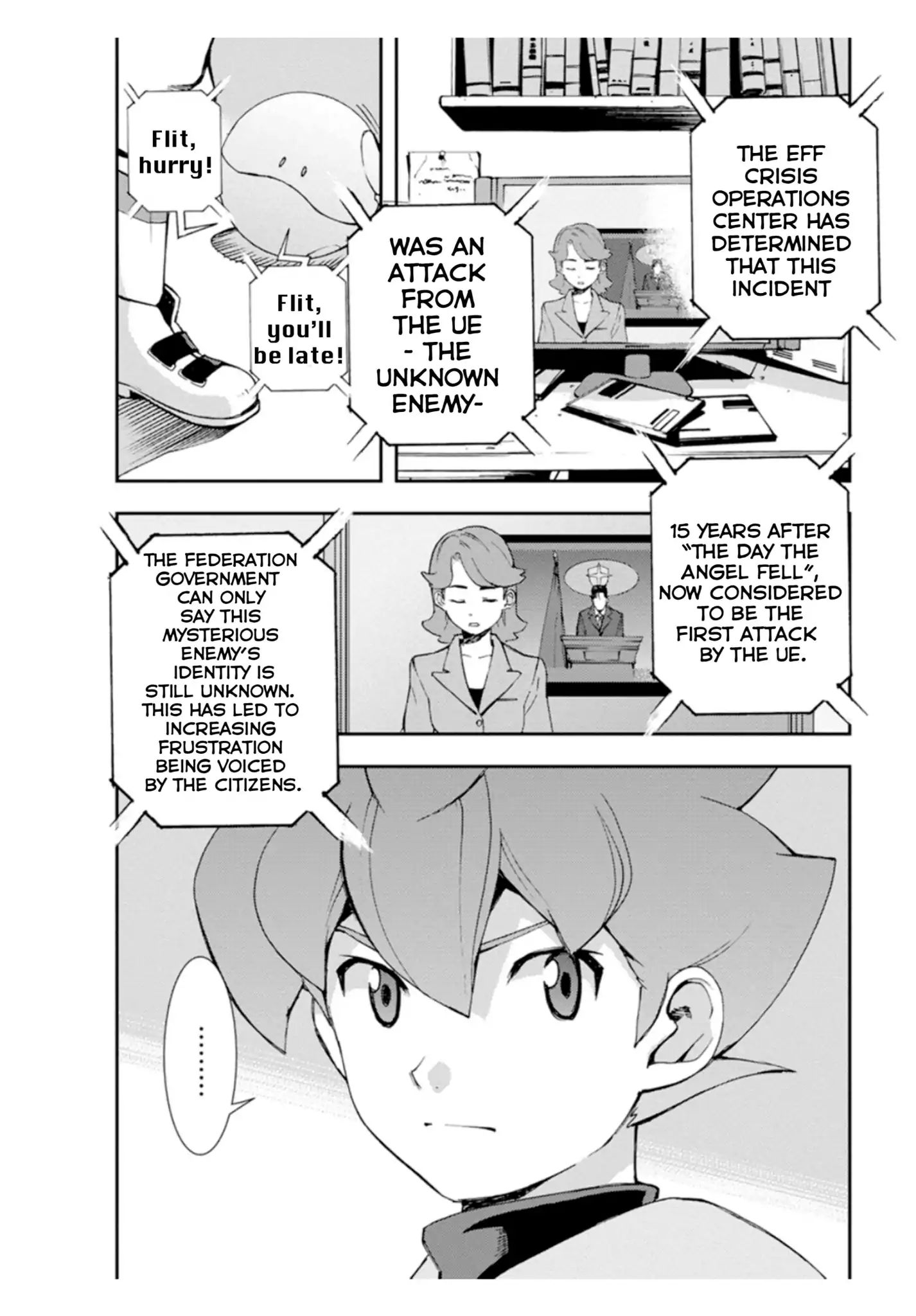 Mobile Suit Gundam Age: First Evolution - Vol.1 Chapter 1: The Savior, Gundam