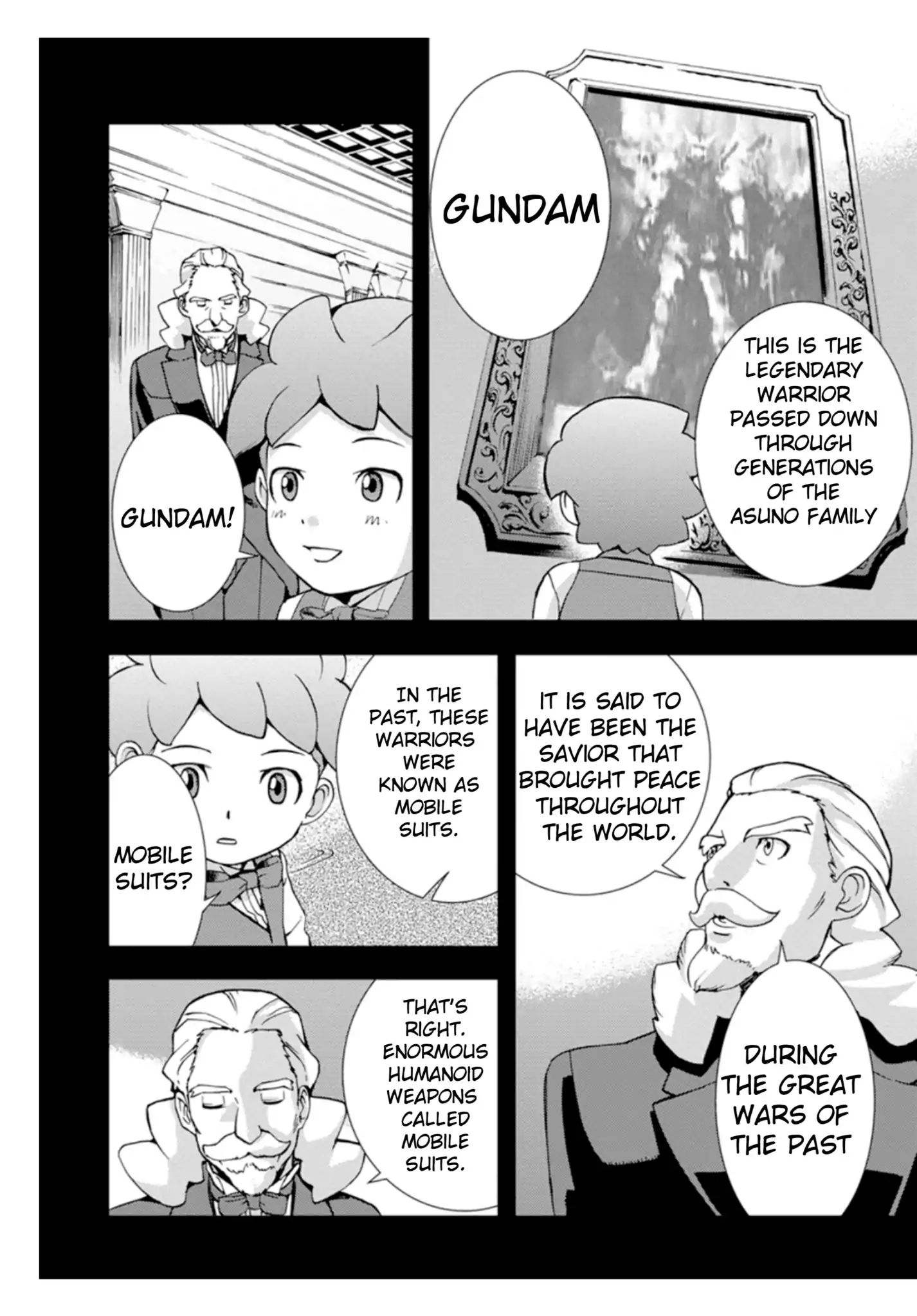 Mobile Suit Gundam Age: First Evolution - Vol.1 Chapter 1: The Savior, Gundam