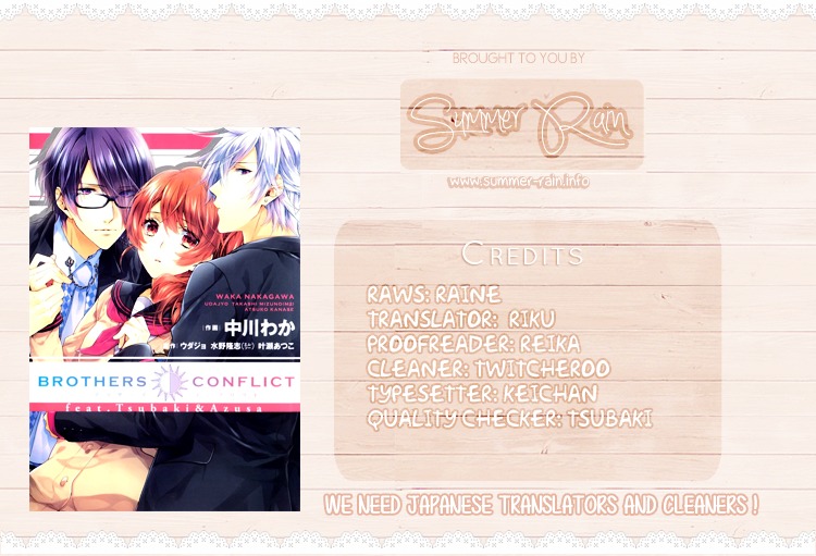 Brothers Conflict Feat. Tsubaki & Azusa - Vol.1 Chapter 2 V2