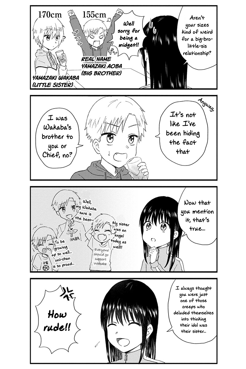 Kimoota, Idol Yarutteyo - Vol.2 Chapter 31: Aoba Apparently Has A Little Sister