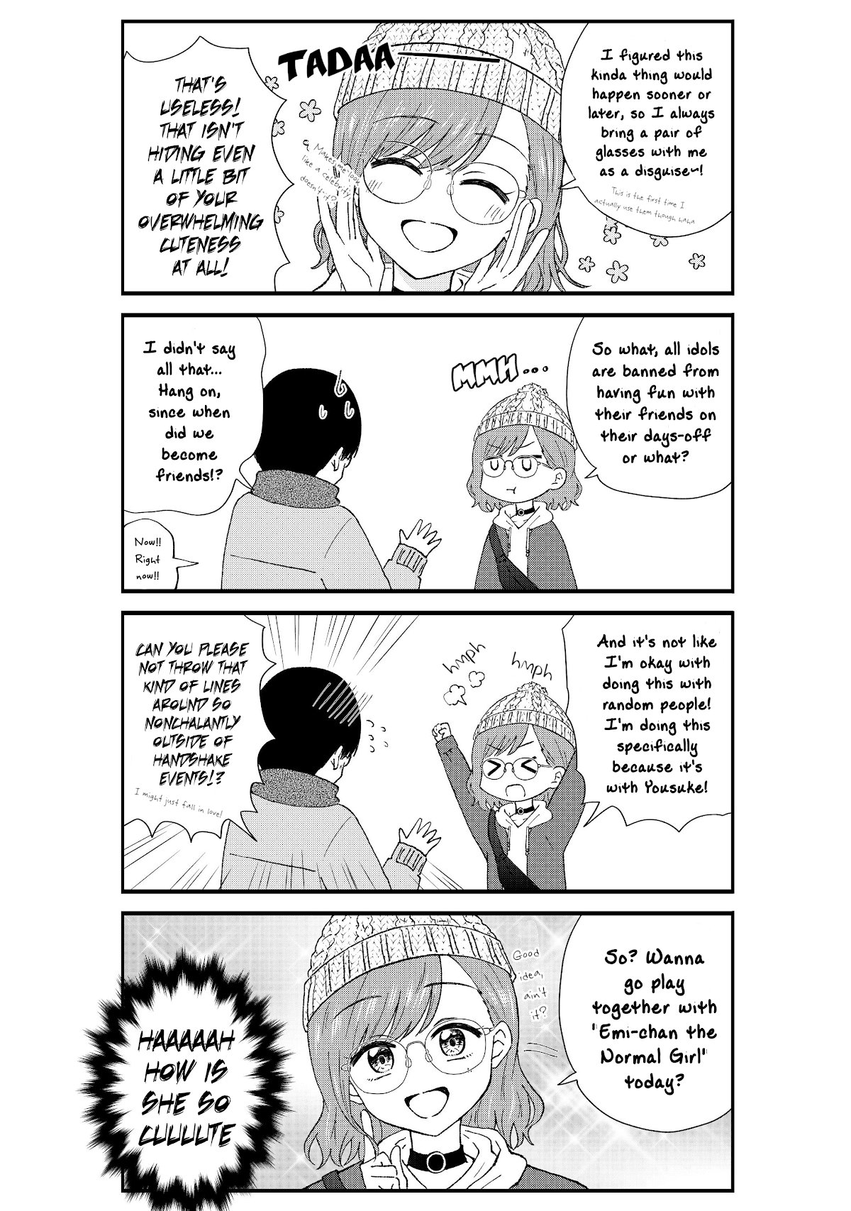 Kimoota, Idol Yarutteyo - Chapter 54.5: Volume 3 Side Story