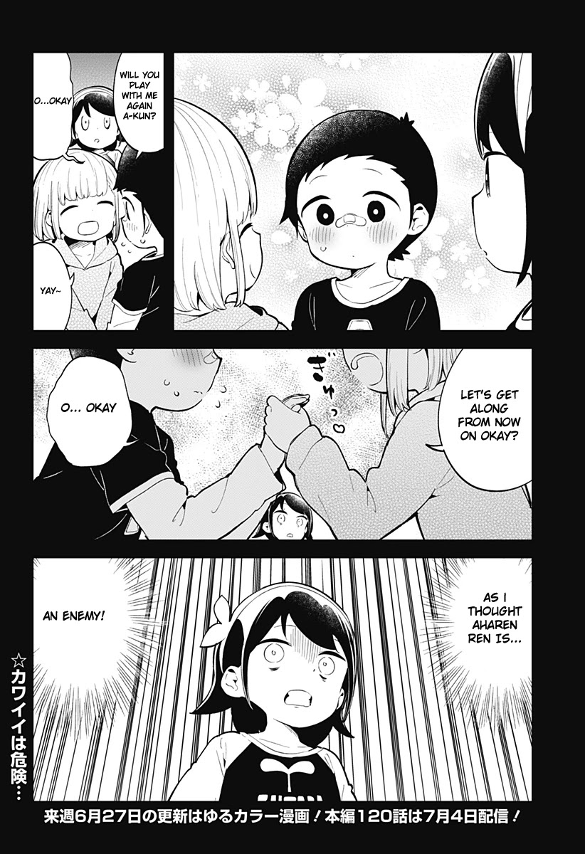 Aharen-San Wa Hakarenai - Chapter 119