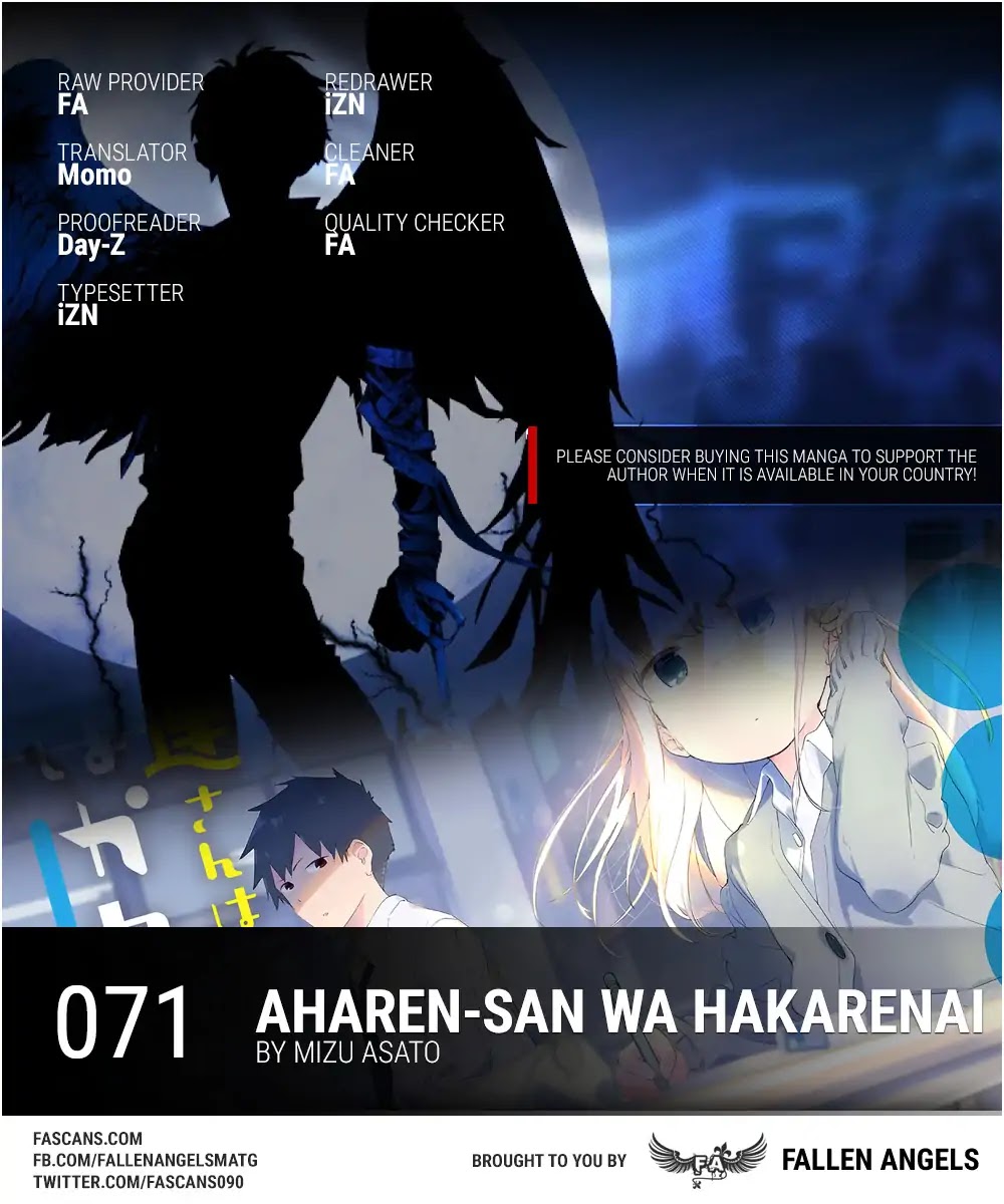 Aharen-San Wa Hakarenai - Chapter 71