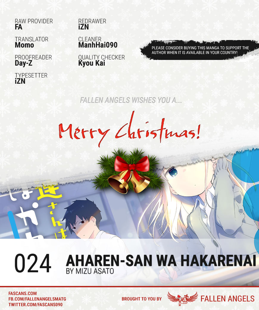 Aharen-San Wa Hakarenai - Chapter 24