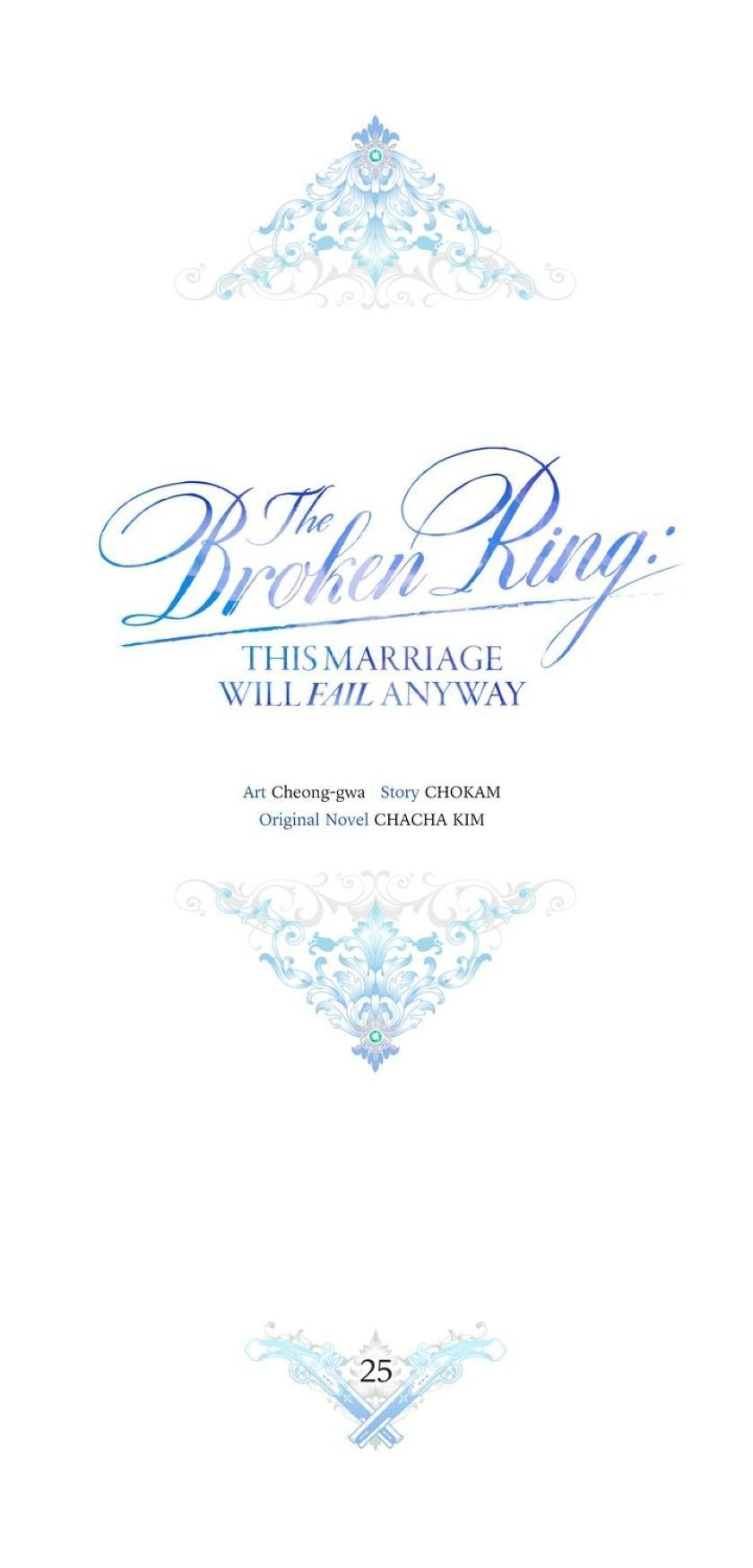 The Broken Ring : This Marriage Will Fail Anyway - Chapter 25