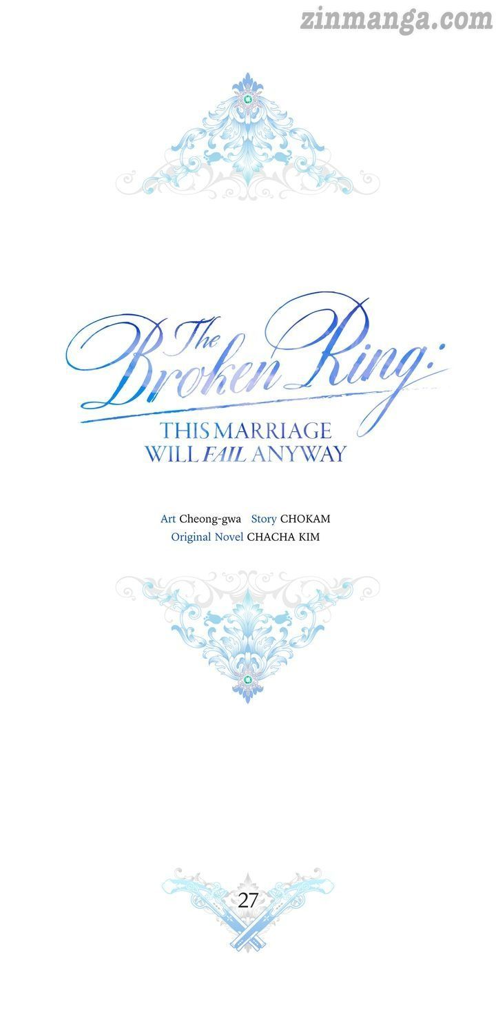 The Broken Ring : This Marriage Will Fail Anyway - Chapter 27