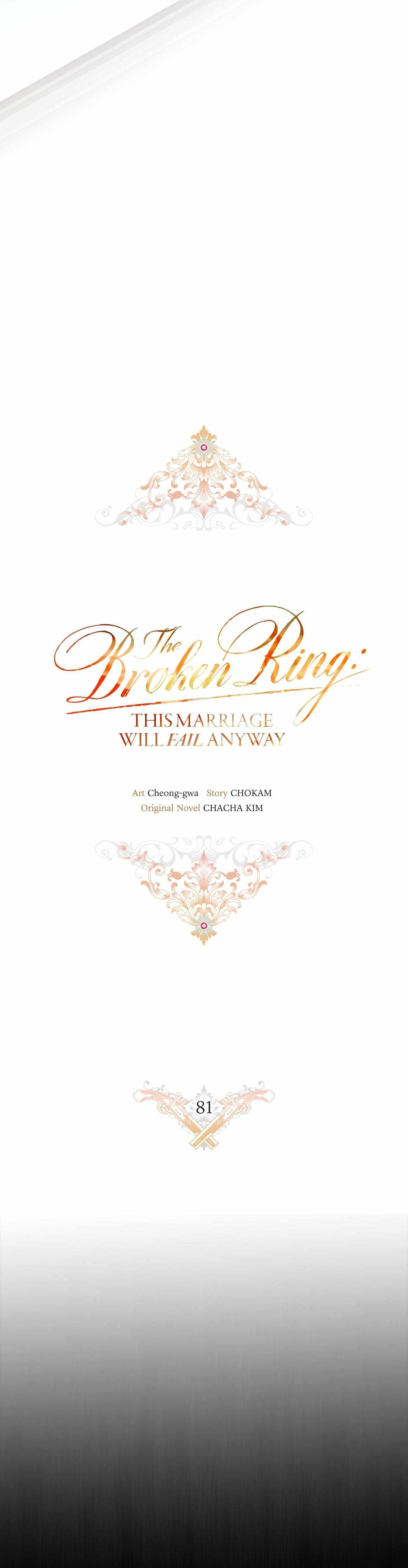 The Broken Ring : This Marriage Will Fail Anyway - Chapter 81