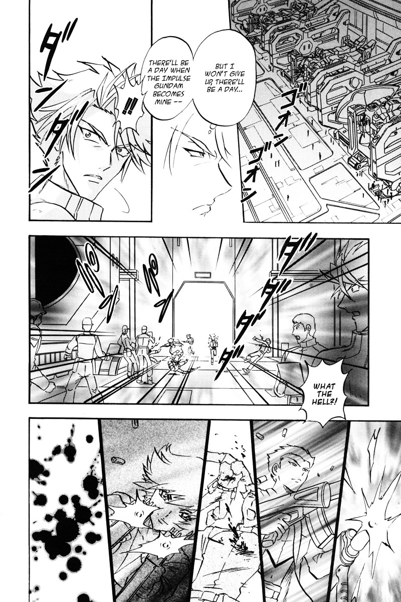 Kidou Senshi Gundam Seed Destiny Astray - Vol.3 Chapter 12 : Scoop.12 - Armory One Raid